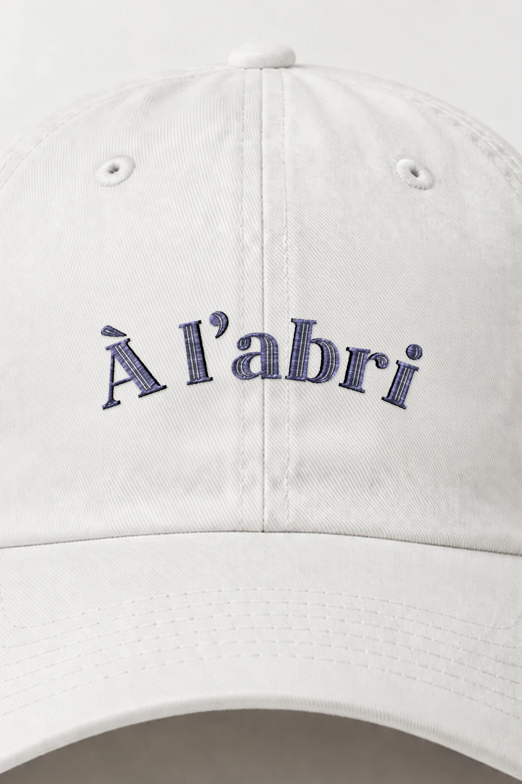 "À L’Abri" Classic Dad Hat · Embroidered | Yupoong 6245CM