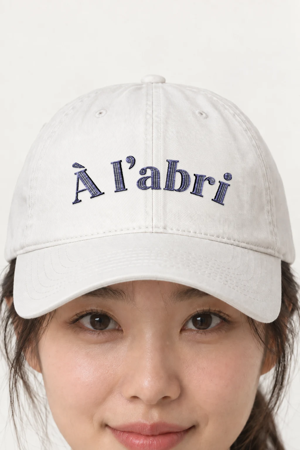 "À L’Abri" Classic Dad Hat · Embroidered | Yupoong 6245CM