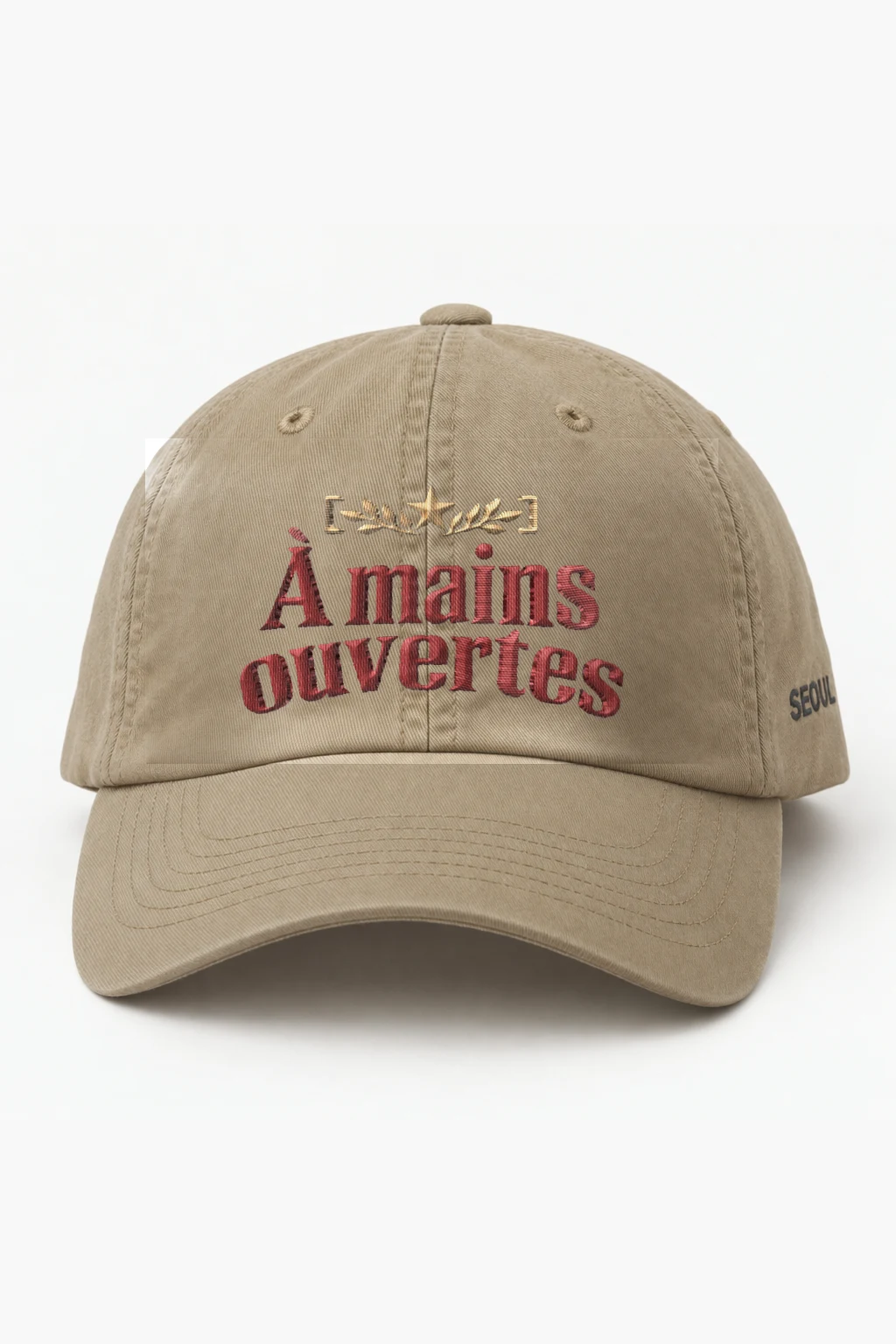 "À mains ouvertes" Classic Dad Hat · Embroidered