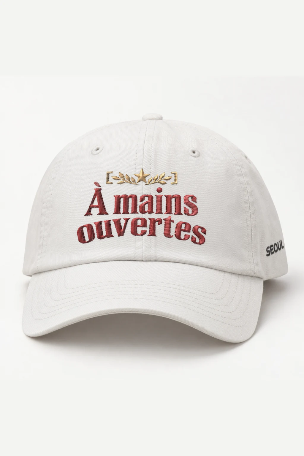 "À mains ouvertes" Classic Dad Hat · Embroidered