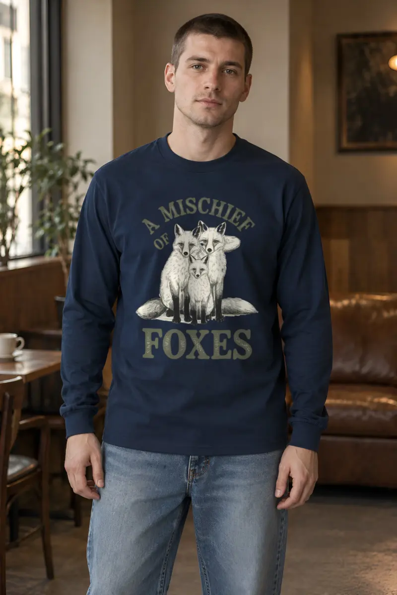 "A Mischief Of Foxes" Unisex Longsleeve T-shirt