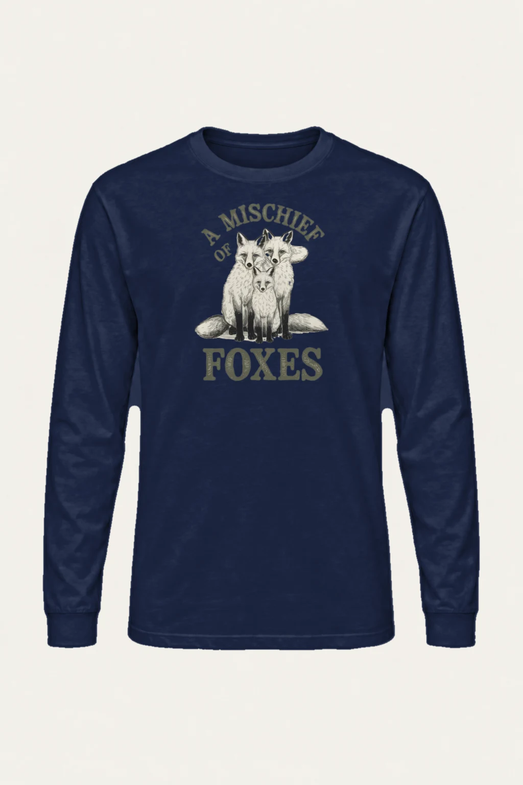 "A Mischief Of Foxes" Unisex Longsleeve T-shirt | Gildan 2400