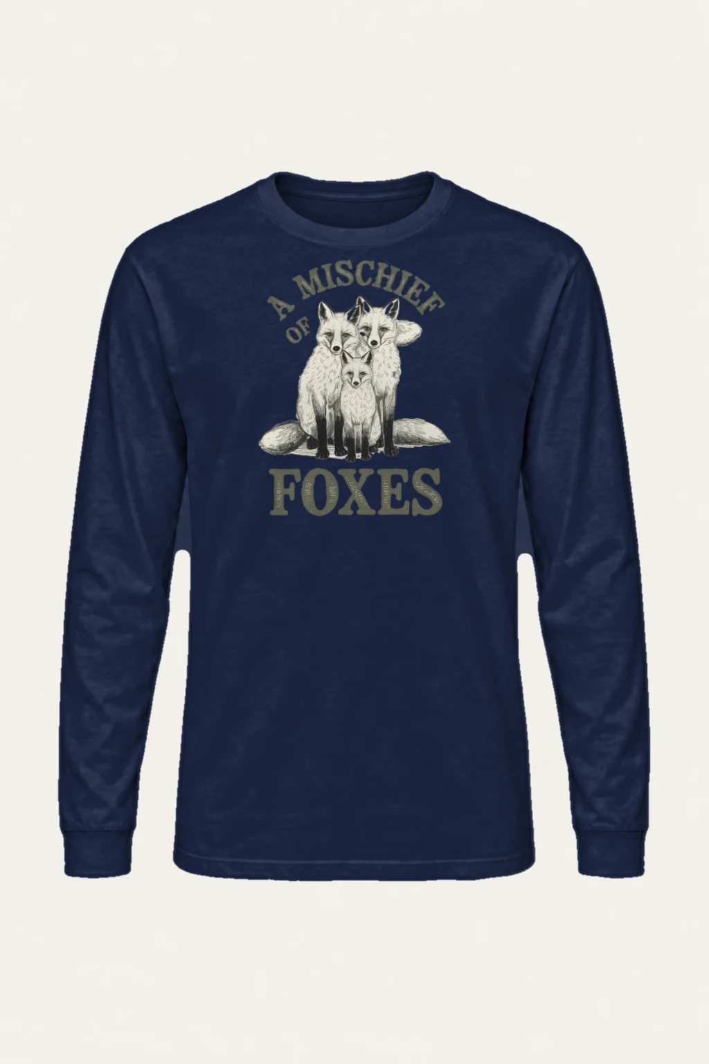 "A Mischief Of Foxes" Unisex Longsleeve T-shirt | Gildan 2400