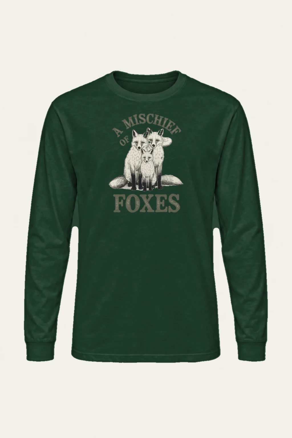 "A Mischief Of Foxes" Unisex Longsleeve T-shirt | Gildan 2400