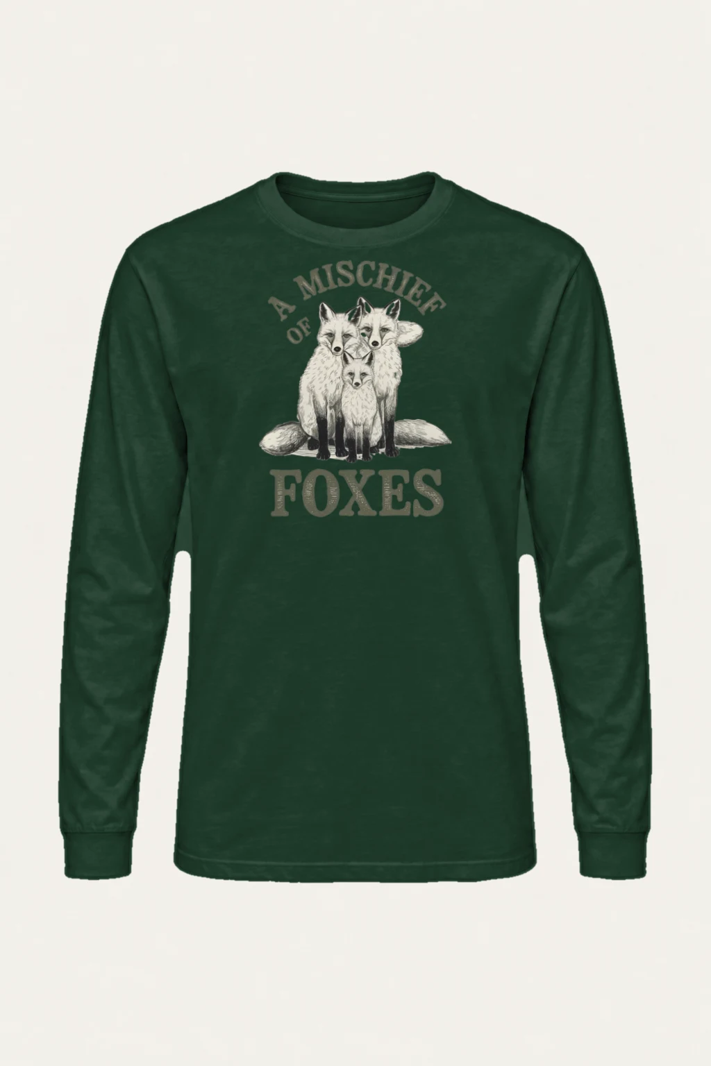 "A Mischief Of Foxes" Unisex Longsleeve T-shirt | Gildan 2400
