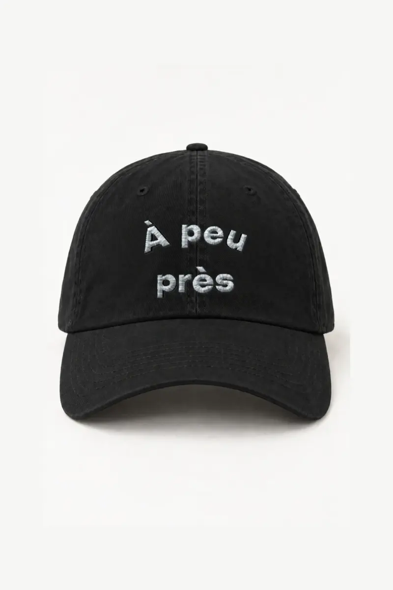 "À Peu Près" Classic Dad Hat · Embroidered | Yupoong 6245CM