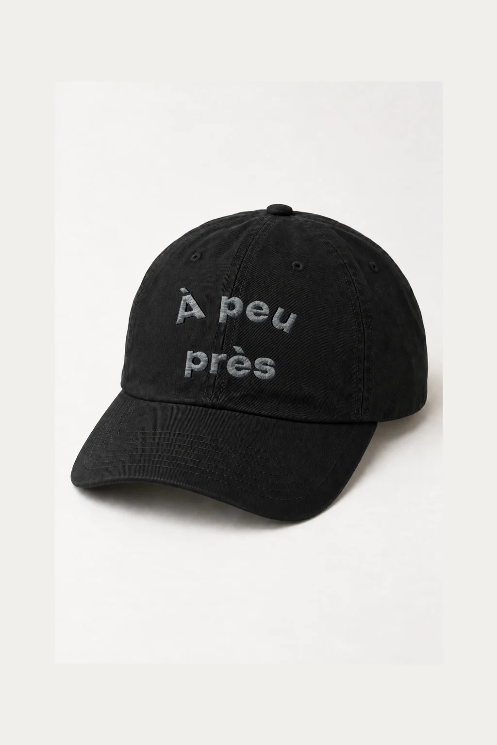 "À Peu Près" Classic Dad Hat · Embroidered | Yupoong 6245CM