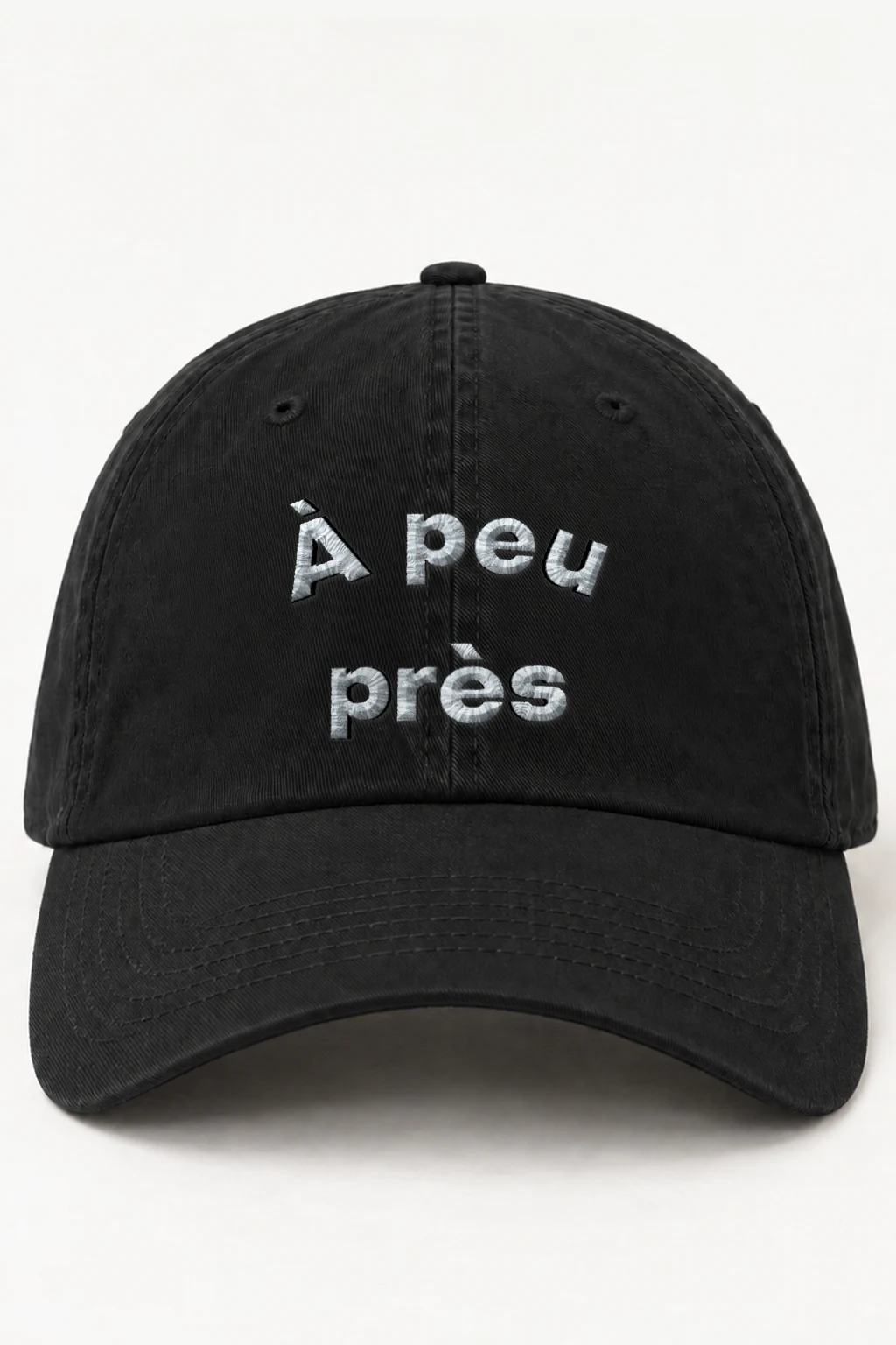 "À Peu Près" Classic Dad Hat · Embroidered | Yupoong 6245CM