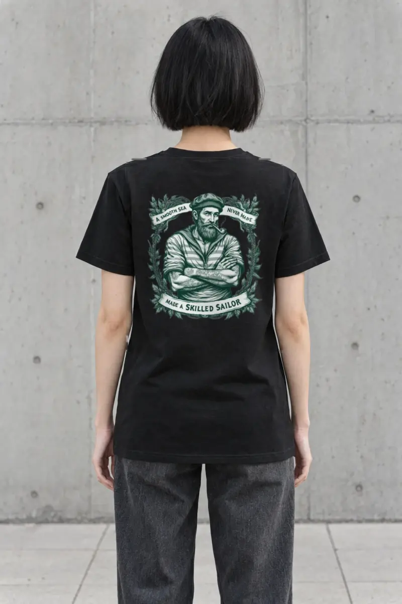 "A Smooth Sea" Heavyweight Unisex Crewneck T-shirt