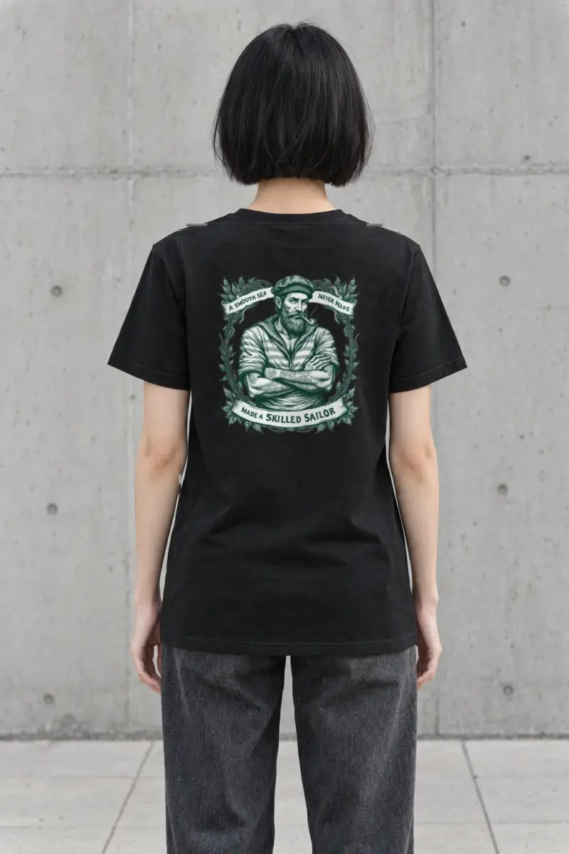 "A Smooth Sea" Heavyweight Unisex Crewneck T-shirt