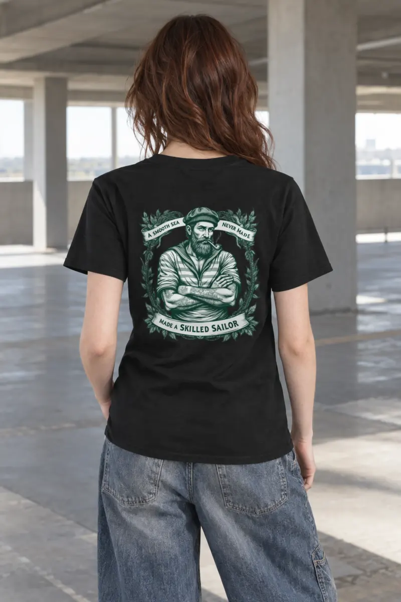 "A Smooth Sea" Heavyweight Unisex Crewneck T-shirt