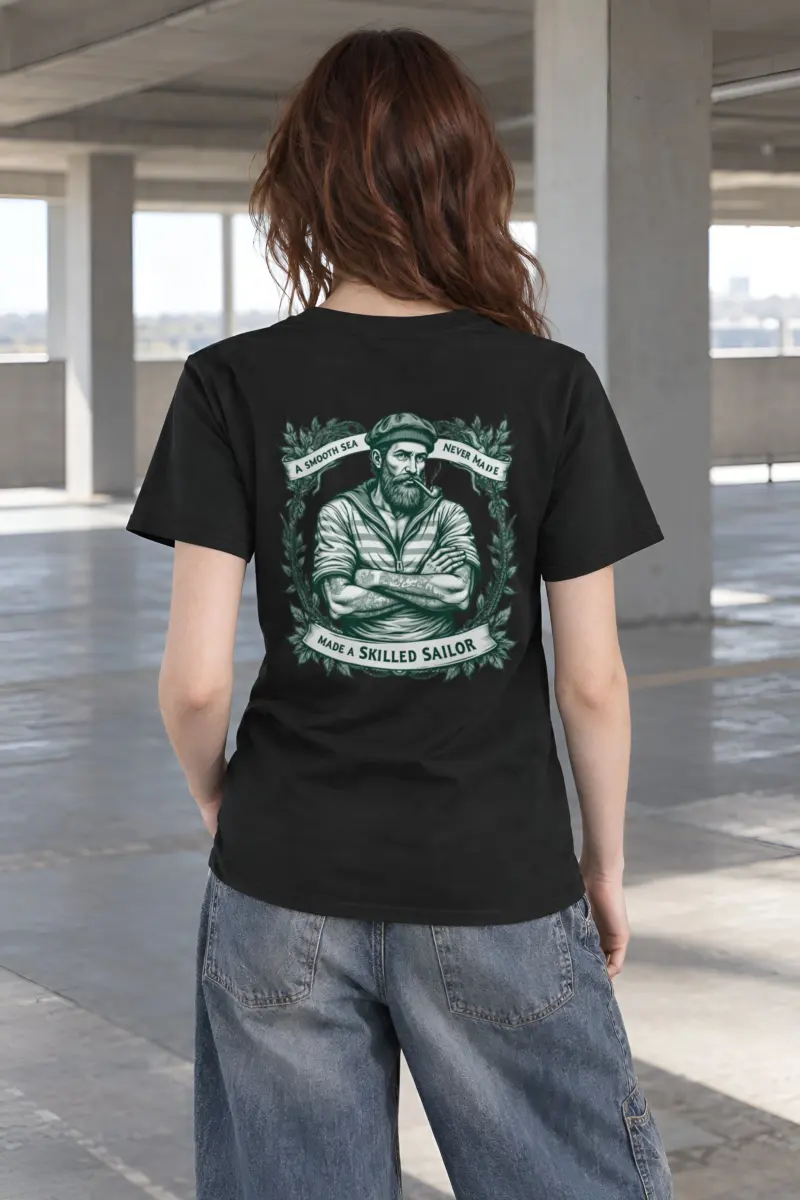 "A Smooth Sea" Heavyweight Unisex Crewneck T-shirt