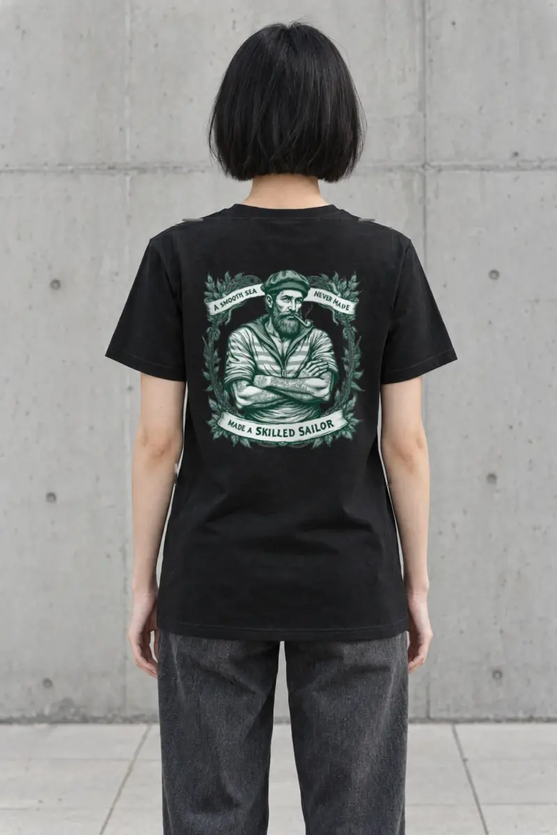 "A Smooth Sea" Heavyweight Unisex Crewneck T-shirt