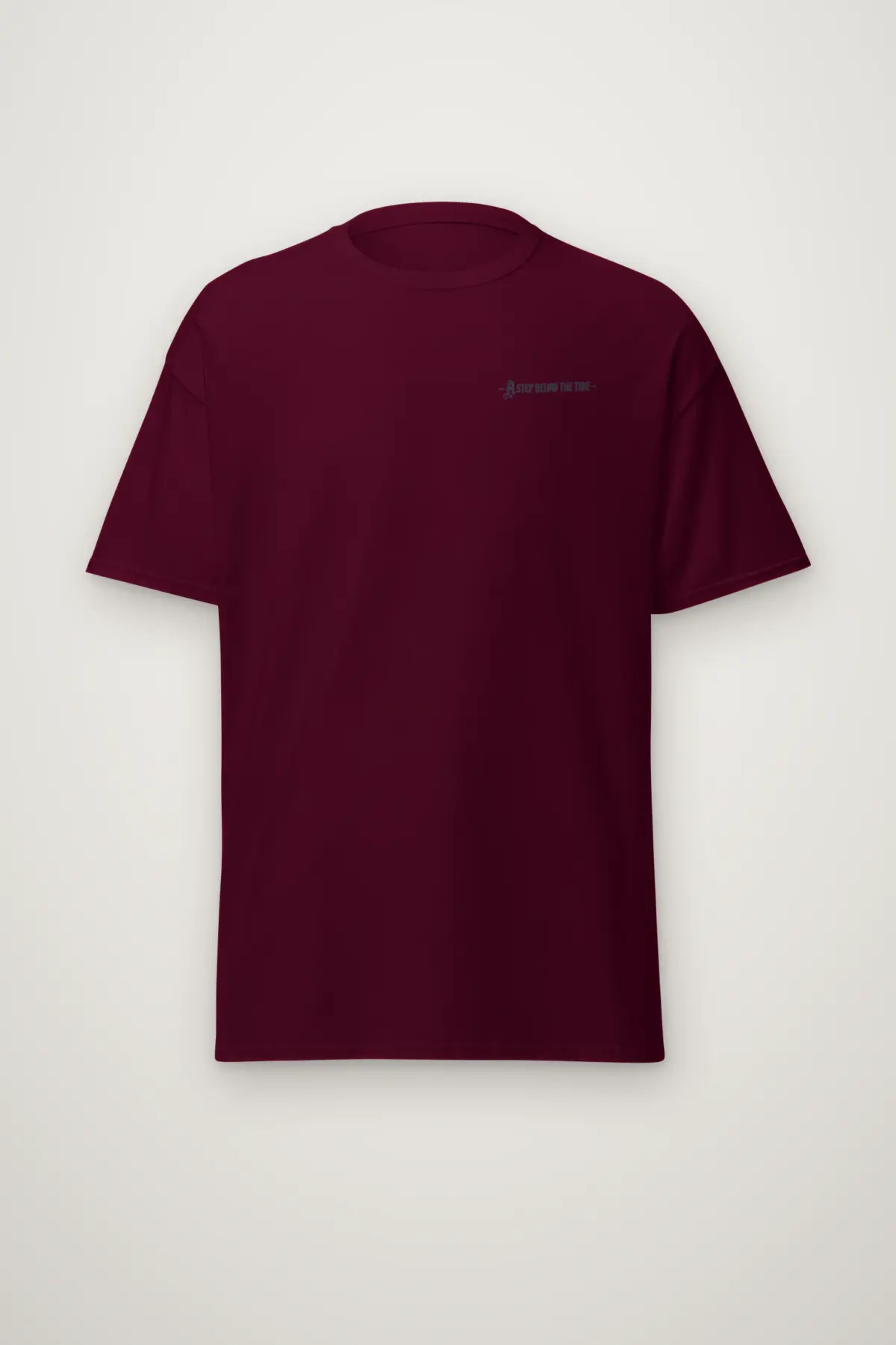 "A Step Below the Tide" Heavyweight Unisex Crewneck T-shirt