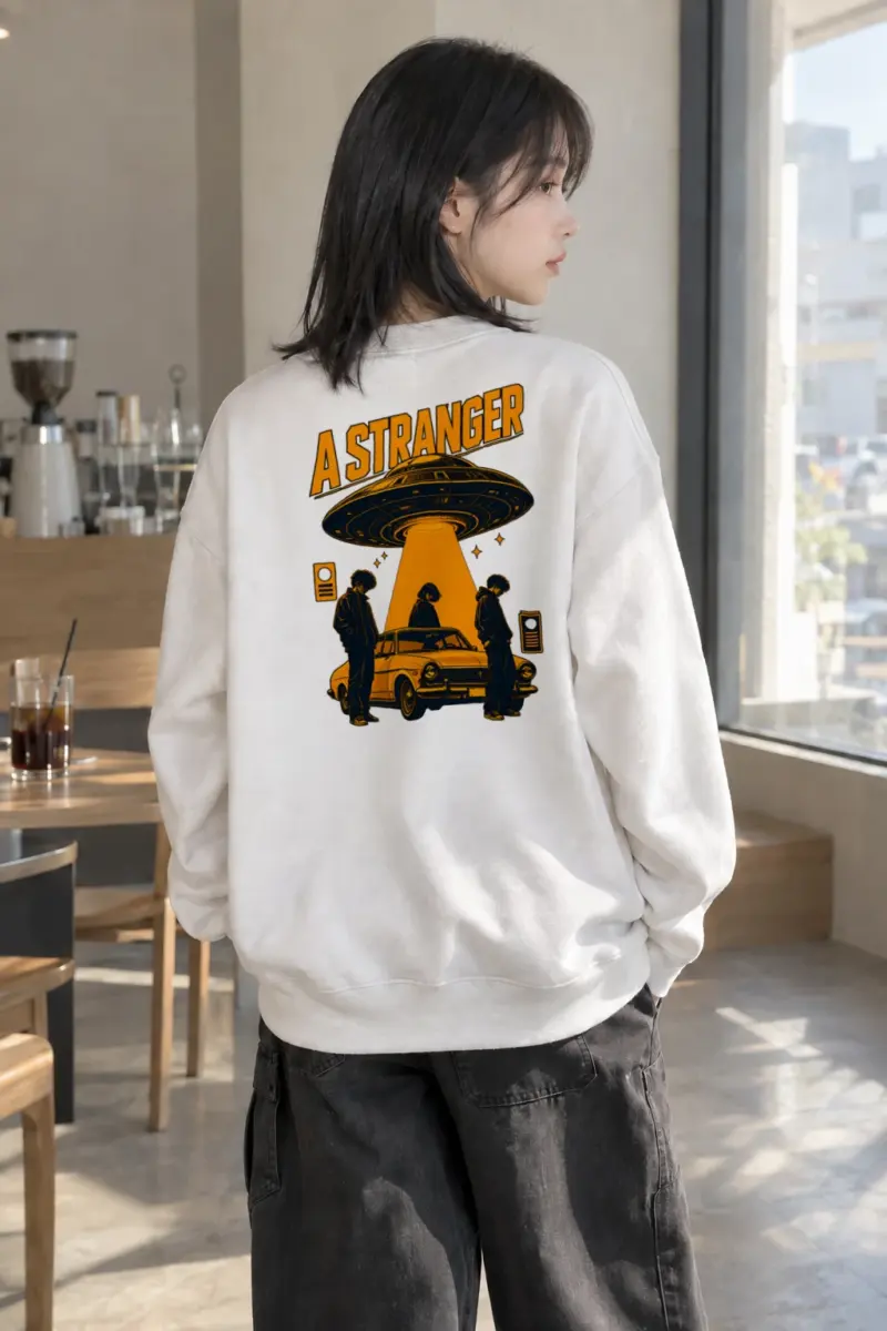"A Stranger" Heavy Blend Unisex Crewneck Sweatshirt | Gildan 18000