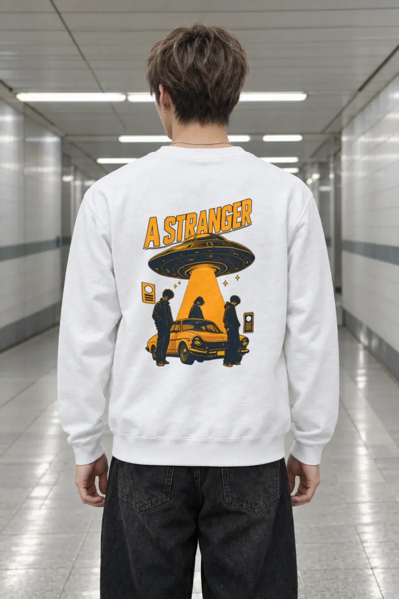 "A Stranger" Heavy Blend Unisex Crewneck Sweatshirt