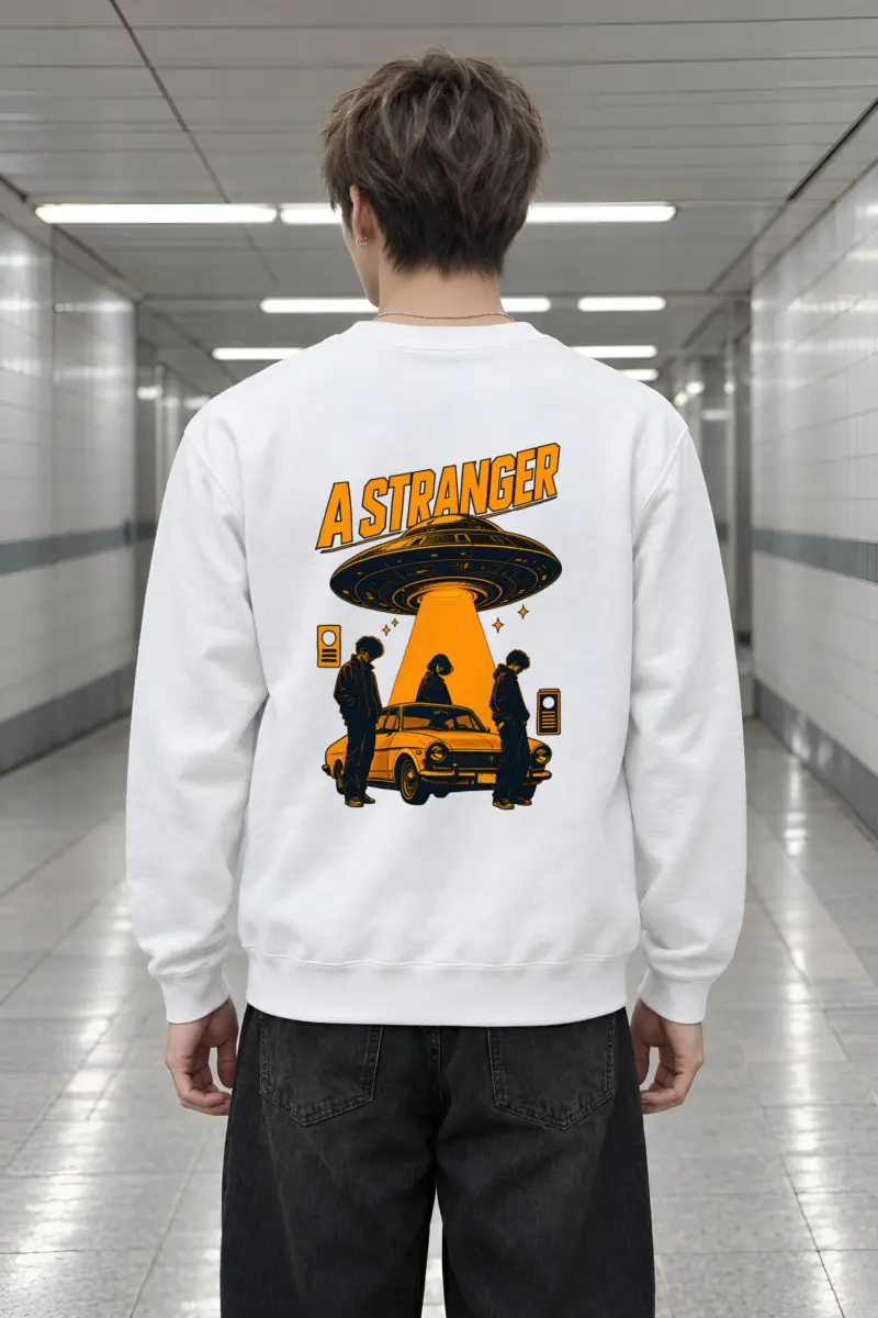 "A Stranger" Heavy Blend Unisex Crewneck Sweatshirt