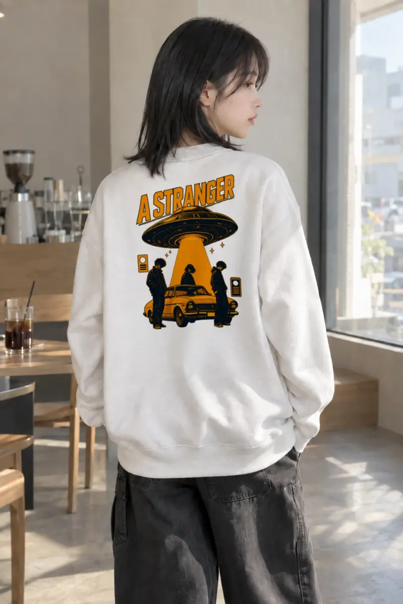"A Stranger" Heavy Blend Unisex Crewneck Sweatshirt | Gildan 18000