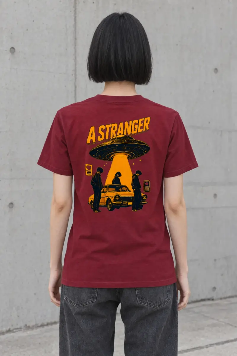 "A Stranger" Heavyweight Unisex Crewneck T-shirt