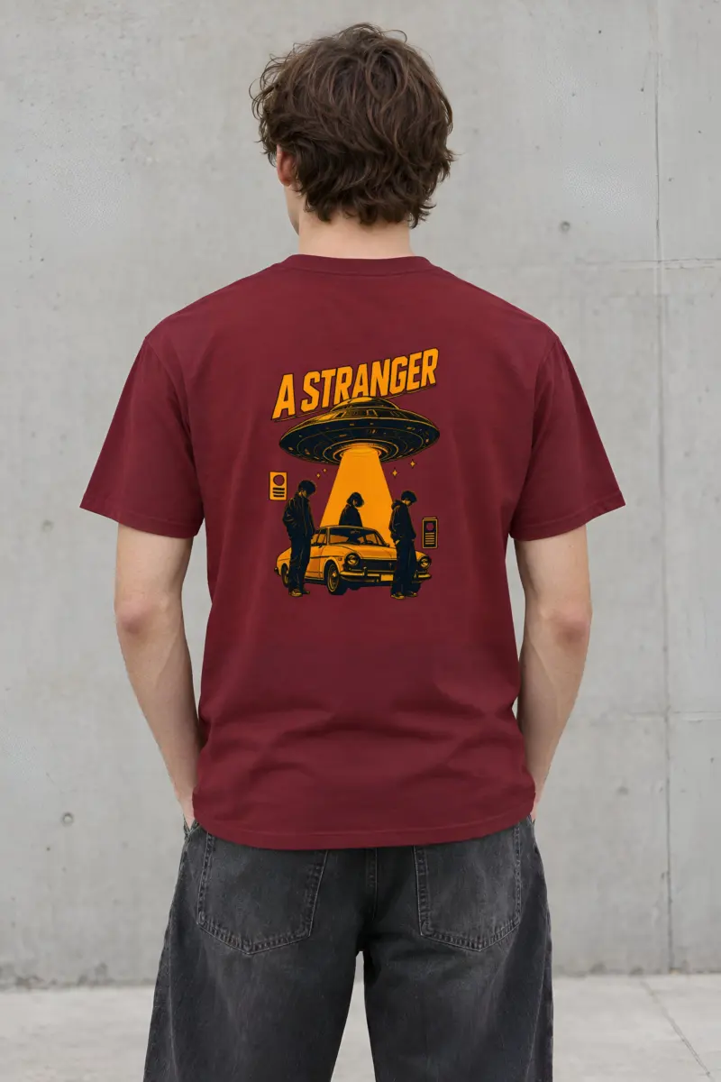 "A Stranger" Heavyweight Unisex Crewneck T-shirt