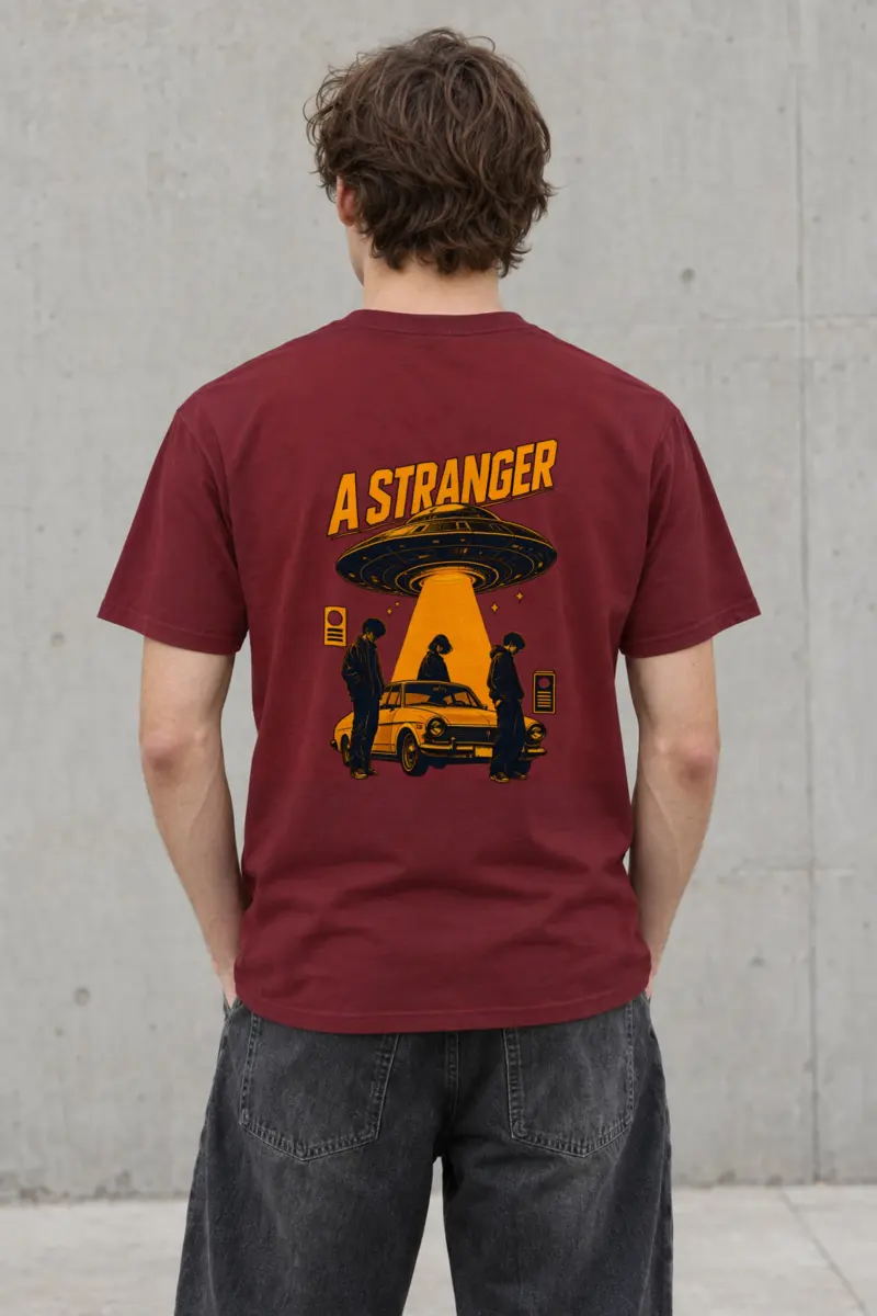 "A Stranger" Heavyweight Unisex Crewneck T-shirt