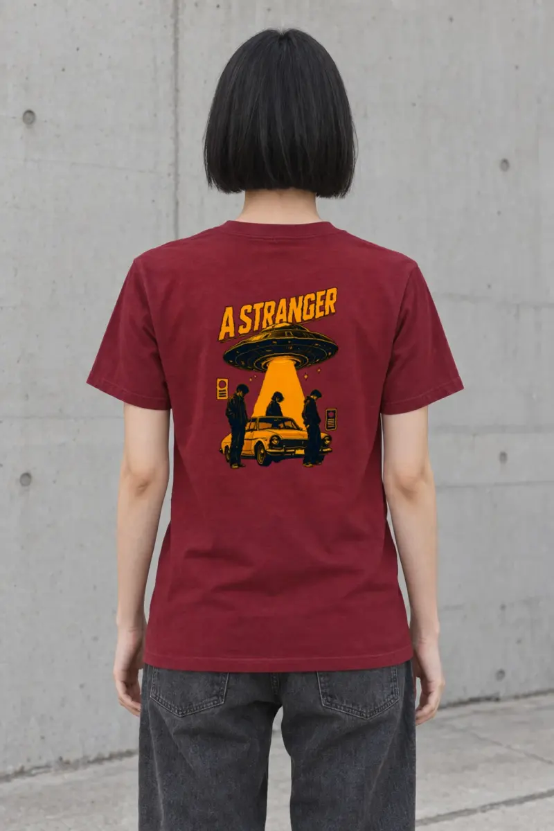 "A Stranger" Heavyweight Unisex Crewneck T-shirt