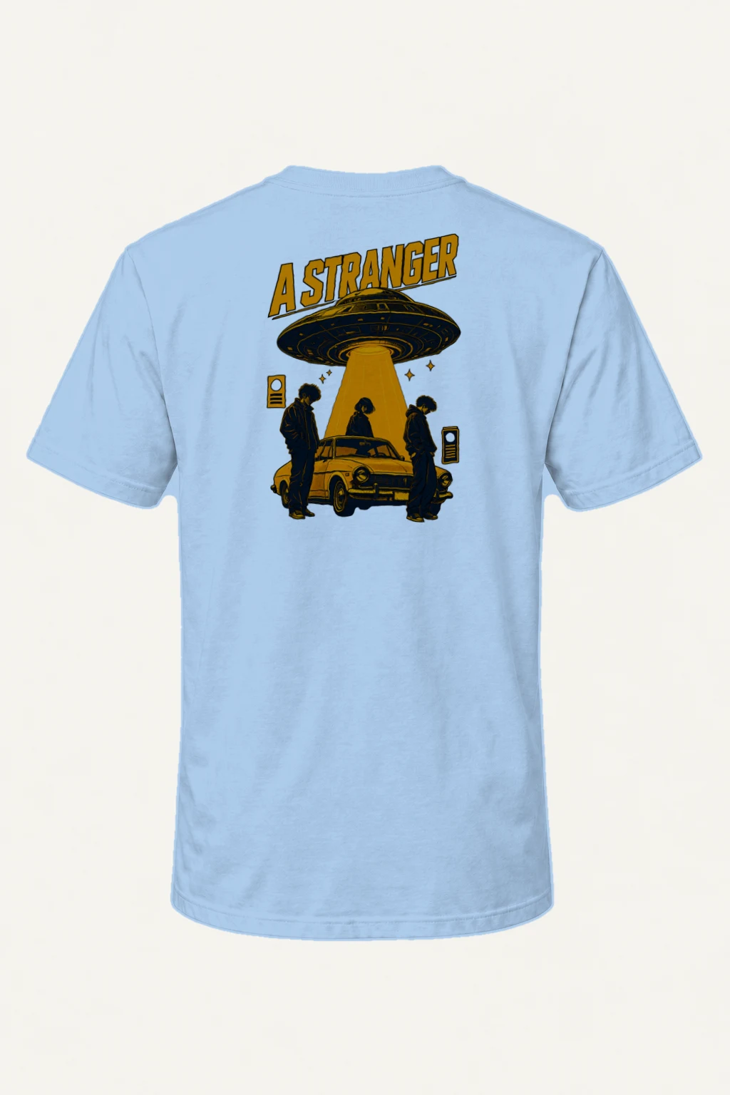 "A Stranger" Heavyweight Unisex Crewneck T-shirt | Gildan 5000