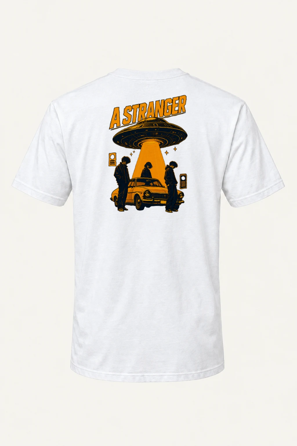 "A Stranger" Heavyweight Unisex Crewneck T-shirt | Gildan 5000