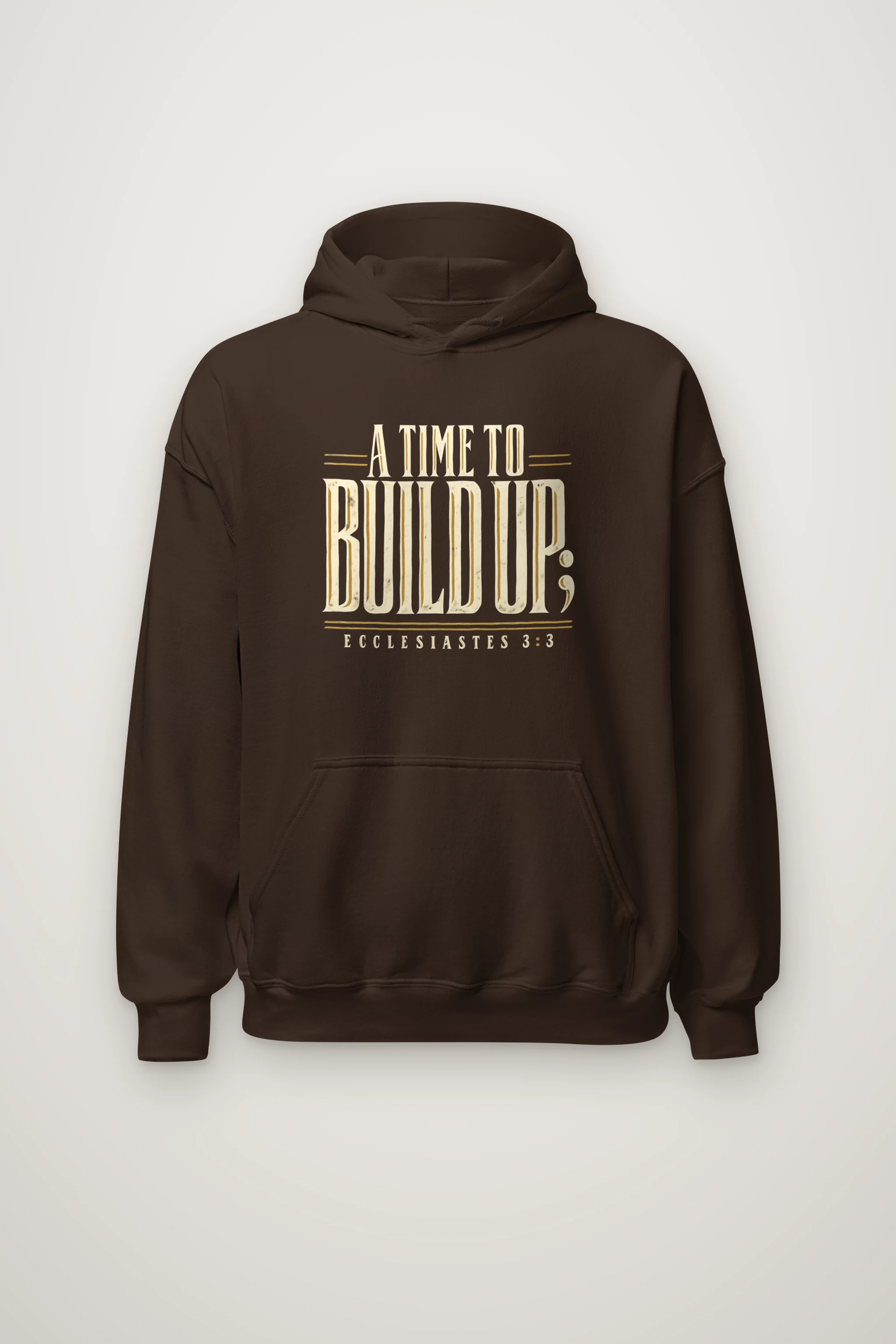 "A Time to Build Up" Heavy Blend Unisex Pullover Hoodie