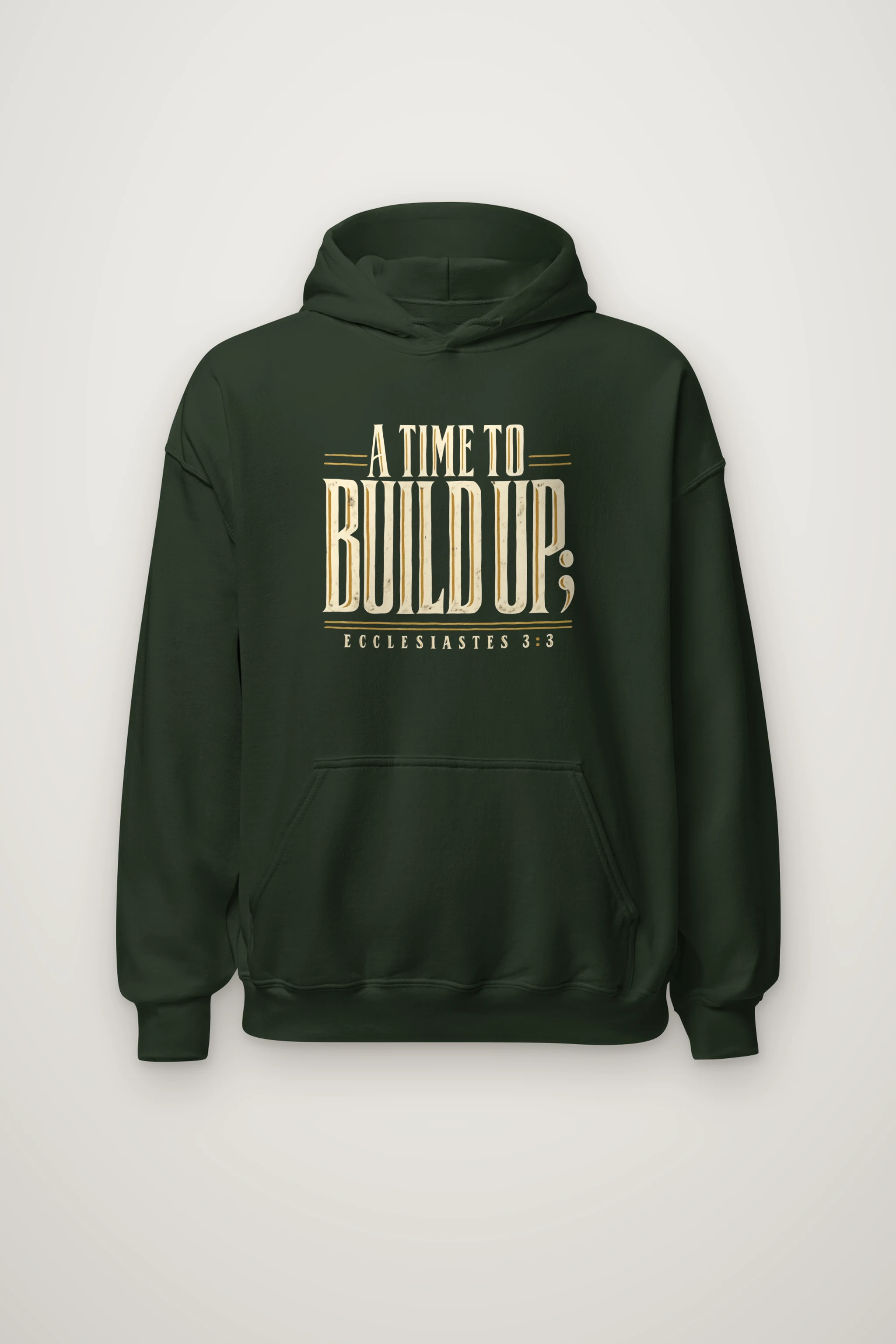 "A Time to Build Up" Heavy Blend Unisex Pullover Hoodie