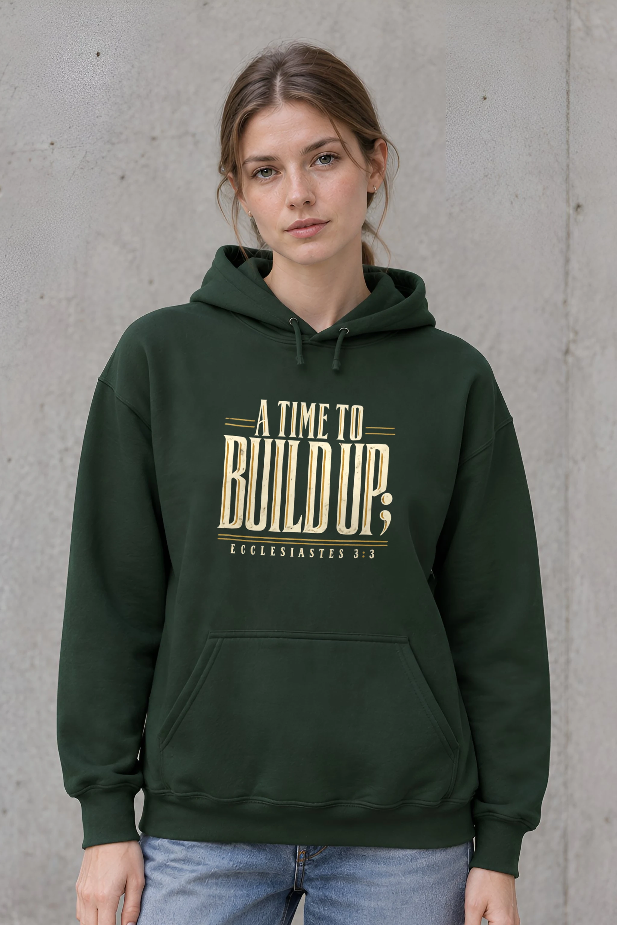 "A Time to Build Up" 1 Pullover Hoodie
