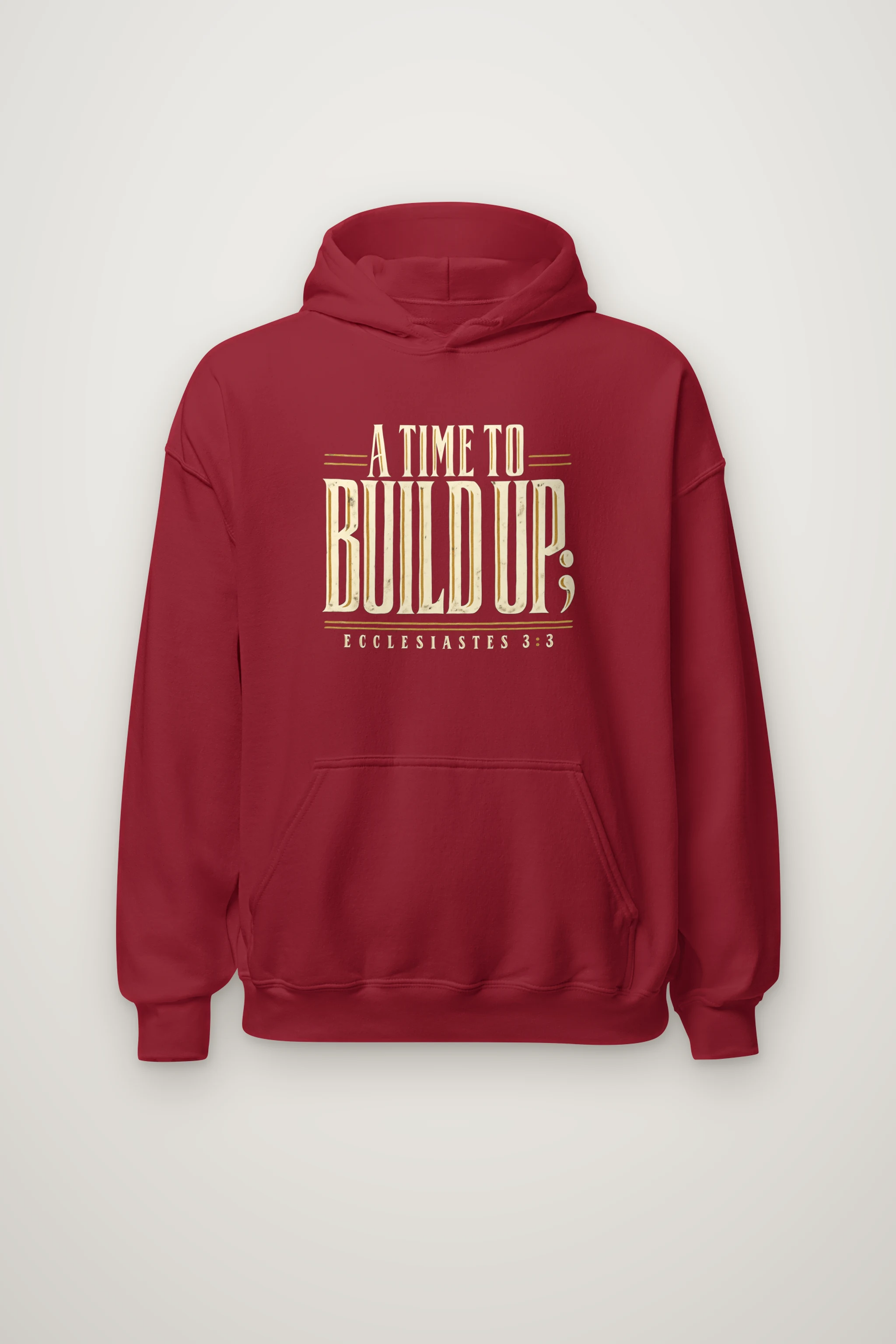 "A Time to Build Up" Heavy Blend Unisex Pullover Hoodie