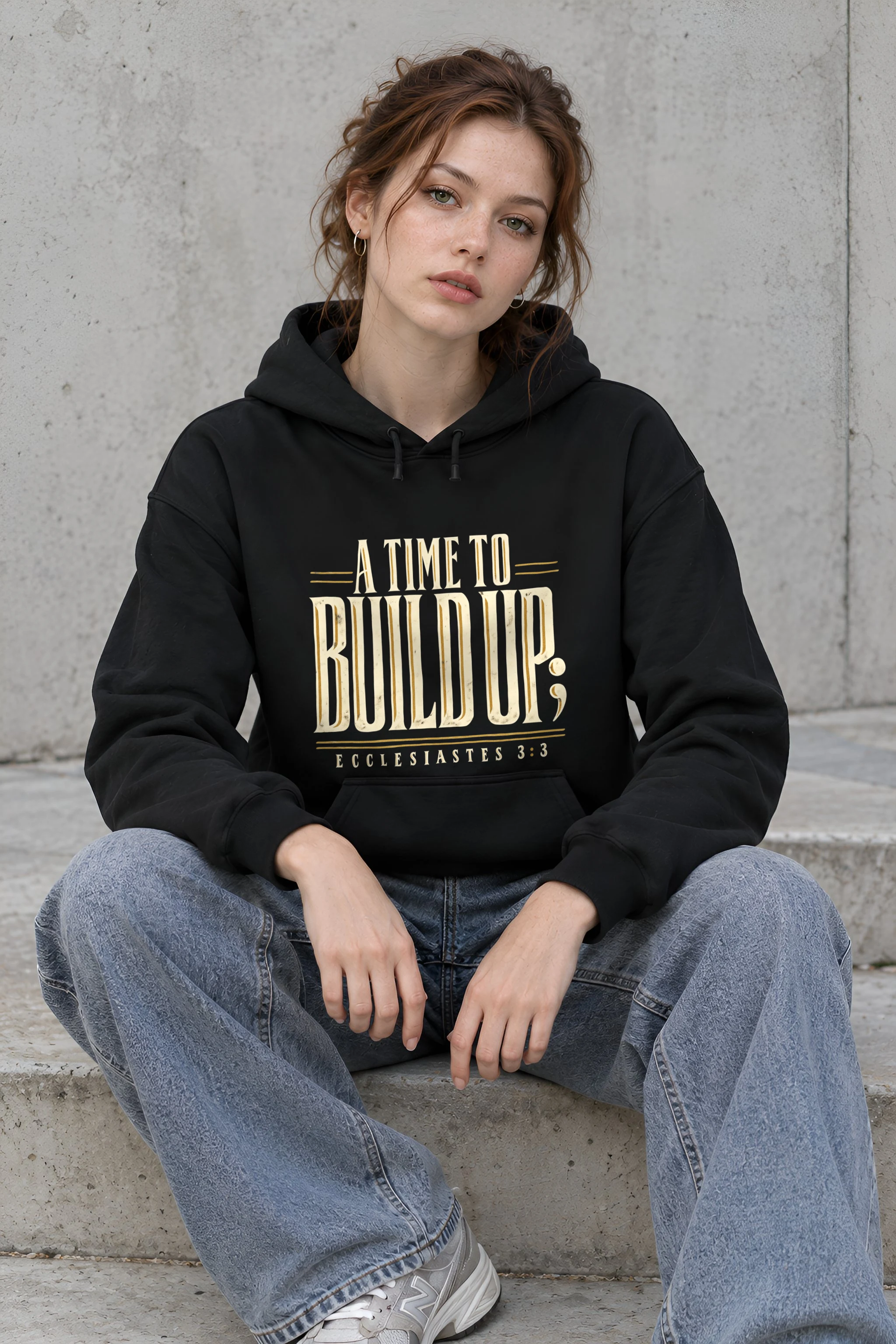 "A Time to Build Up" 1 Pullover Hoodie