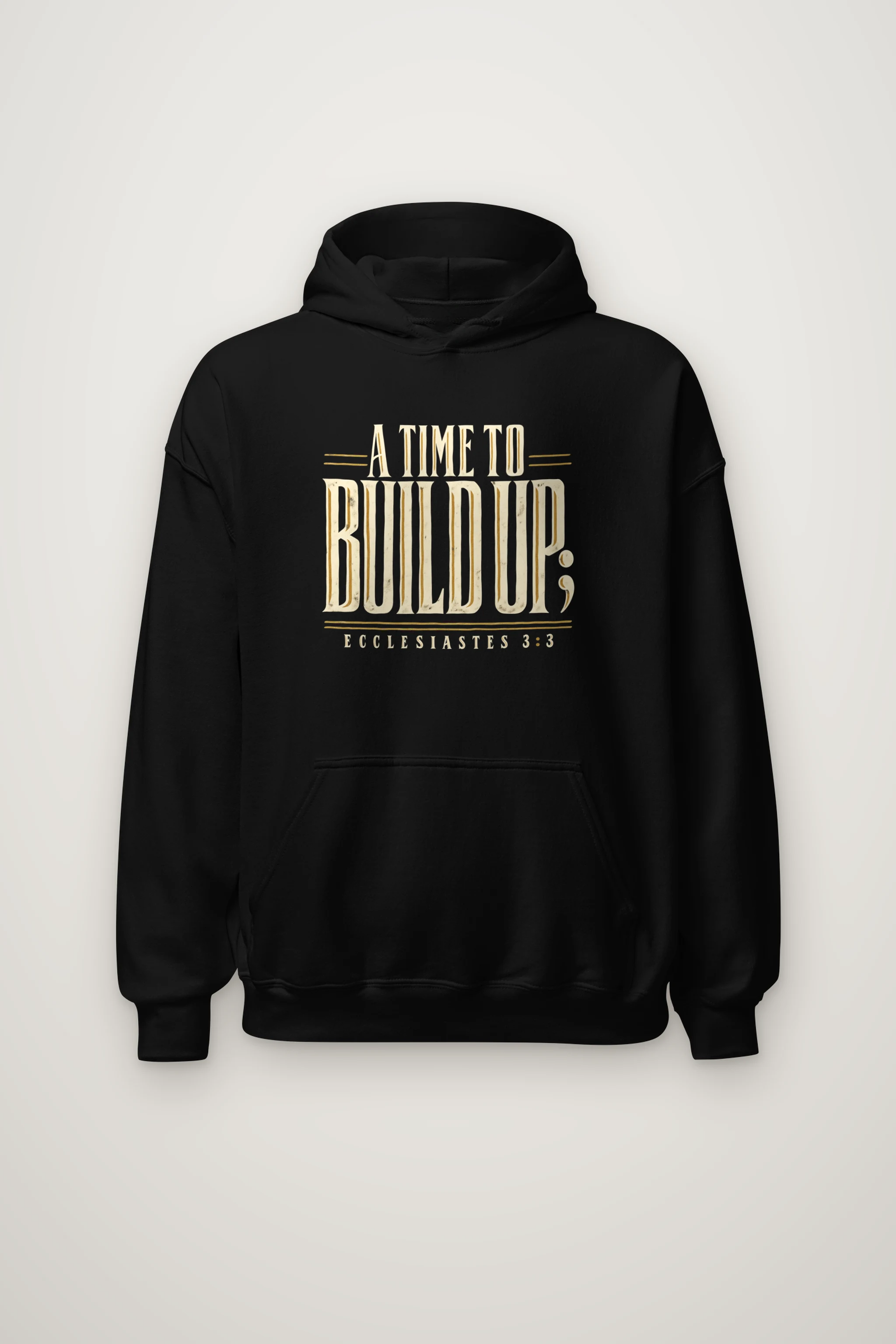 "A Time to Build Up" Heavy Blend Unisex Pullover Hoodie