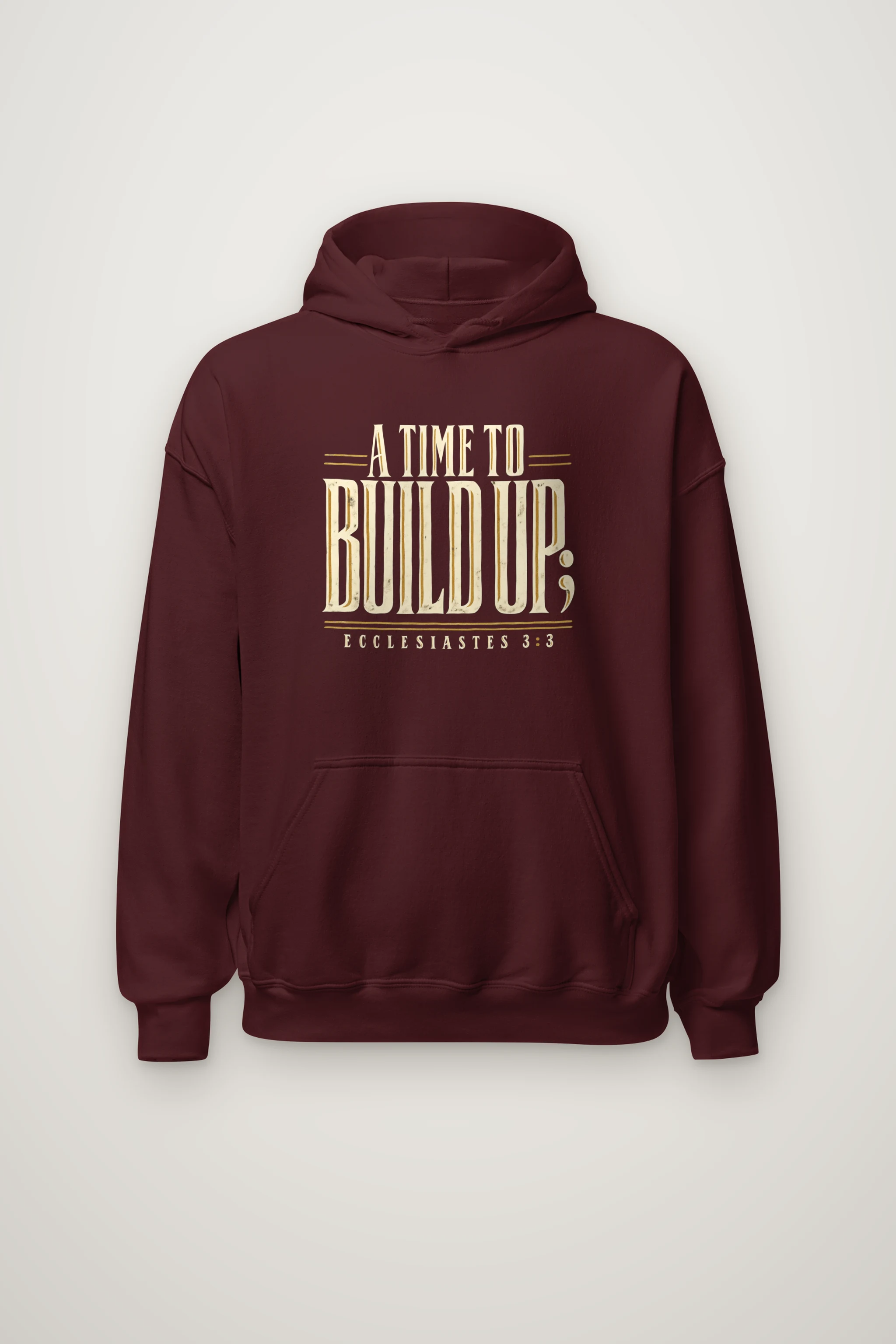 "A Time to Build Up" Heavy Blend Unisex Pullover Hoodie