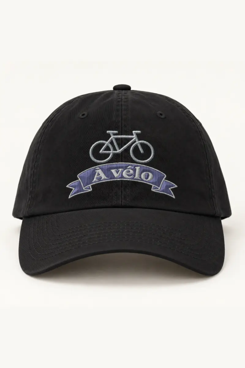 "À Vélo Bicycle" Classic Dad Hat · Embroidered