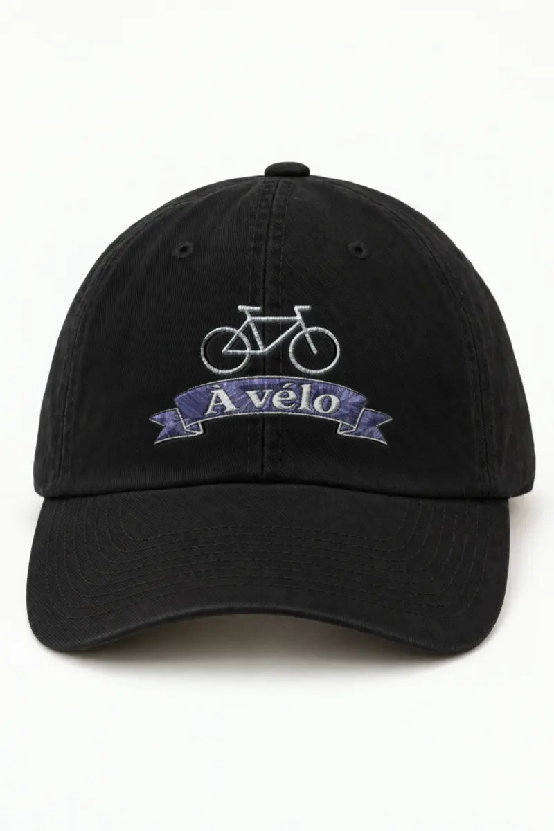 "À Vélo Bicycle" Classic Dad Hat · Embroidered