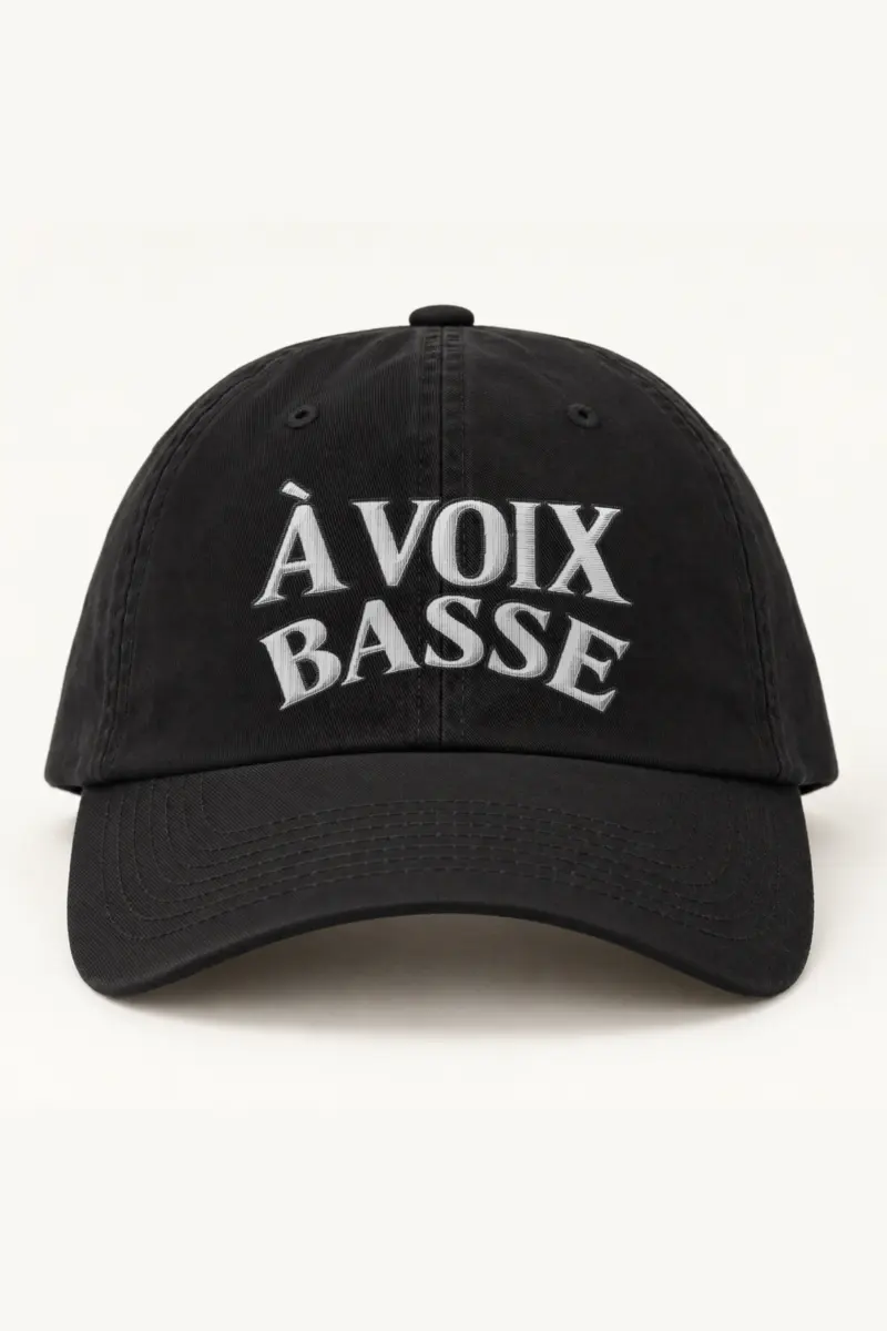 "À Voix Basse" Classic Dad Hat · Embroidered
