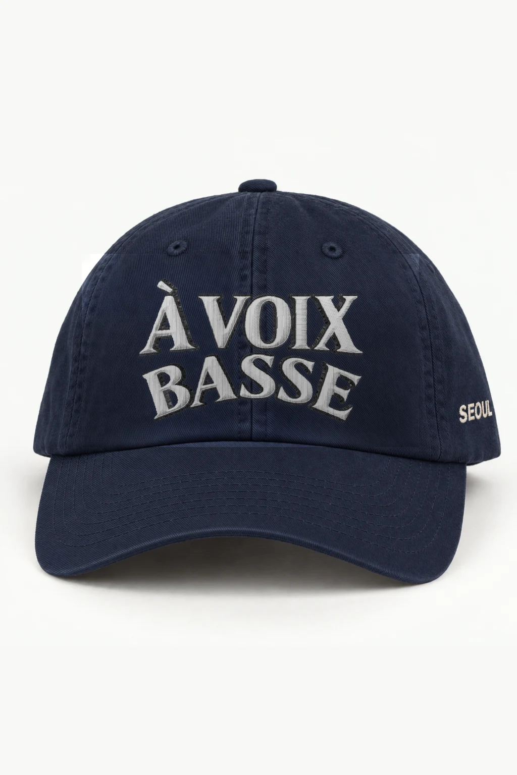"À Voix Basse" Classic Dad Hat · Embroidered