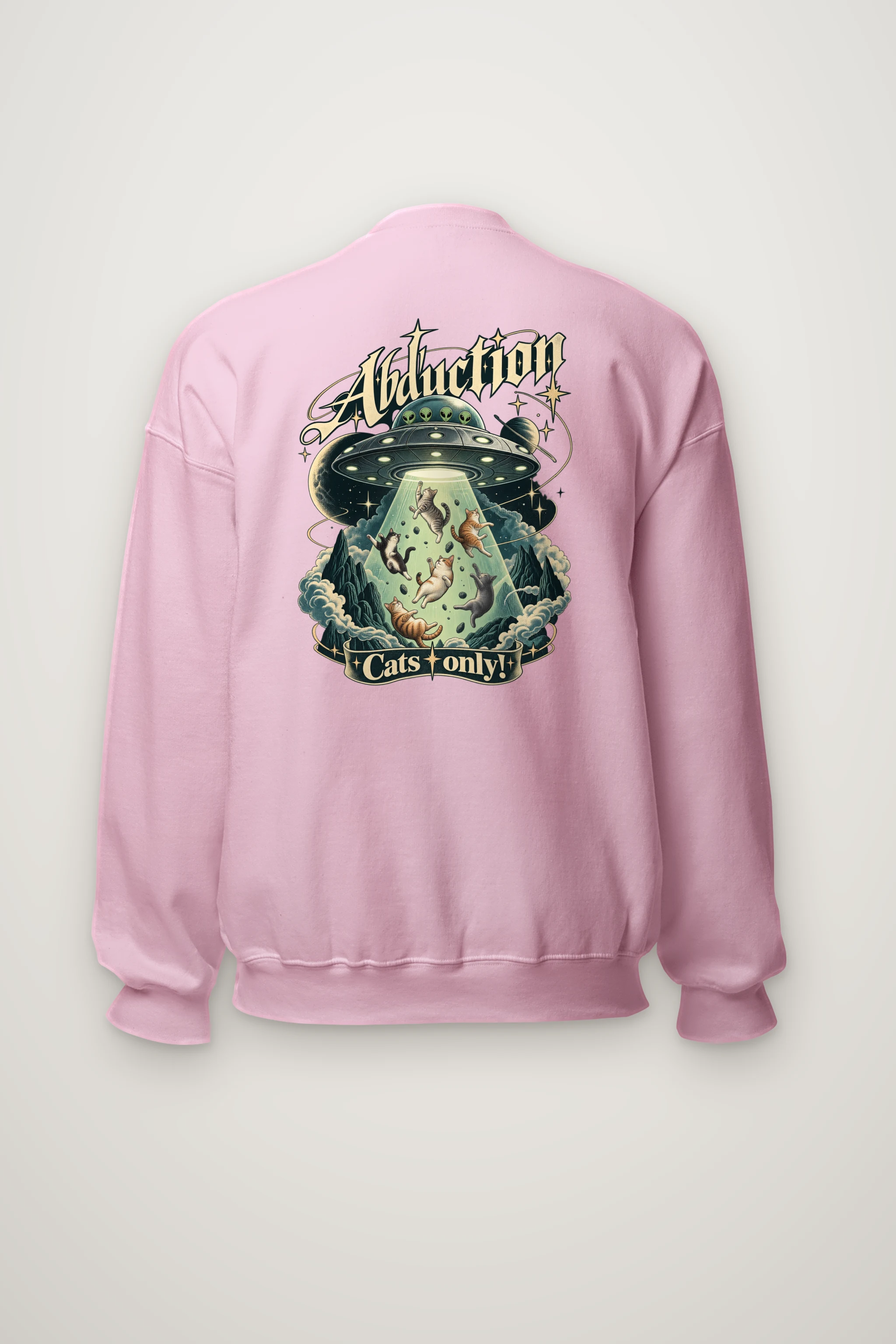 "Abduction Cats Only" Heavy Blend Unisex Crewneck Sweatshirt