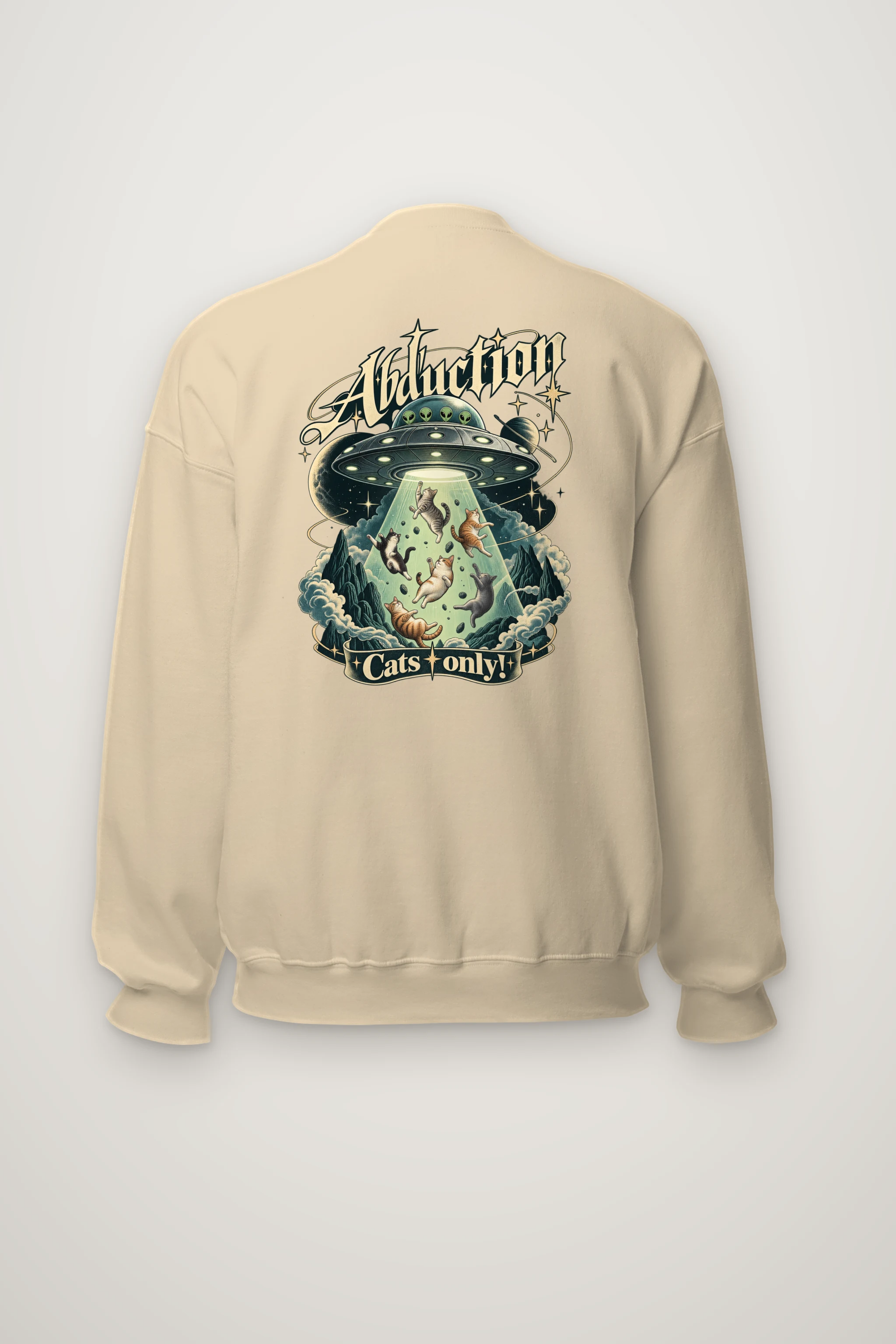 "Abduction Cats Only" Heavy Blend Unisex Crewneck Sweatshirt