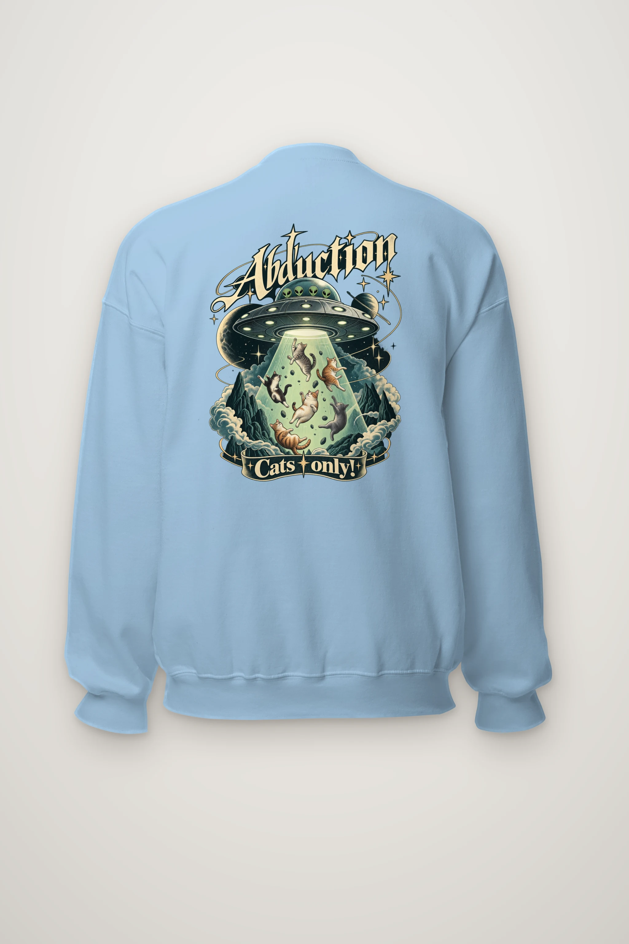 "Abduction Cats Only" Heavy Blend Unisex Crewneck Sweatshirt