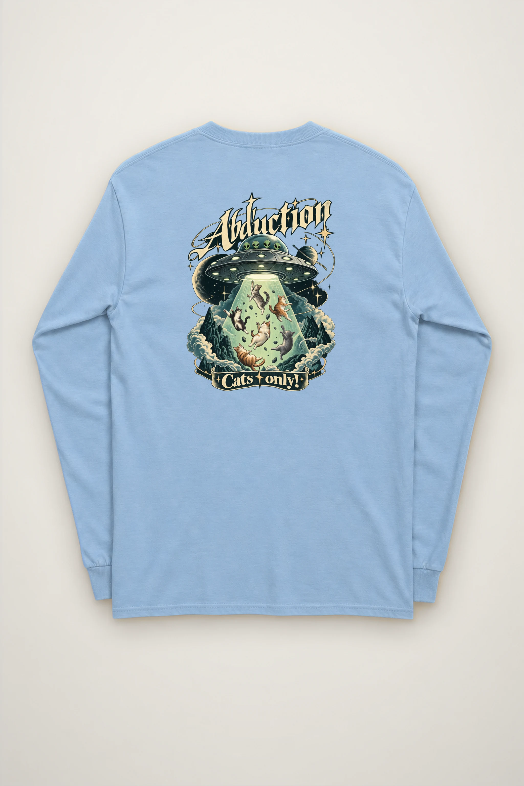 "Abduction Cats Only" Unisex Longsleeve T-shirt