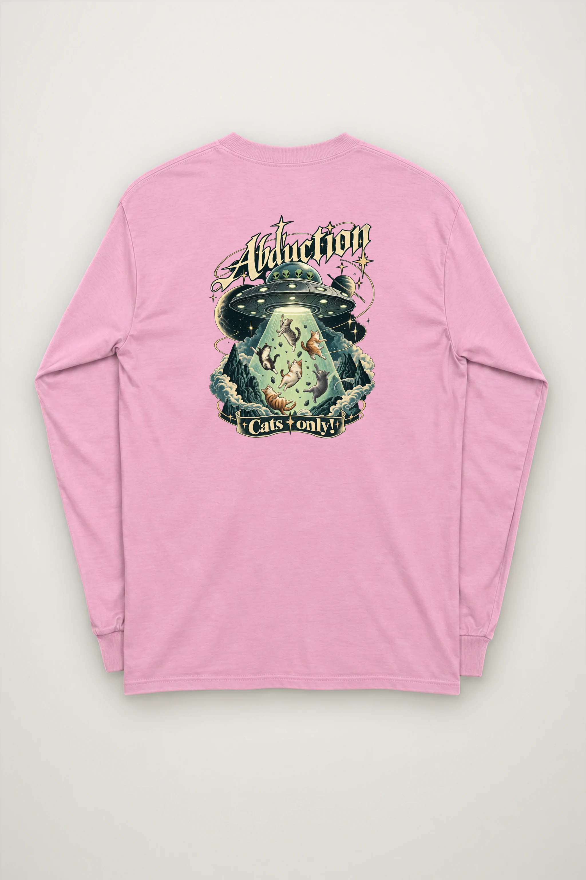 "Abduction Cats Only" Unisex Longsleeve T-shirt