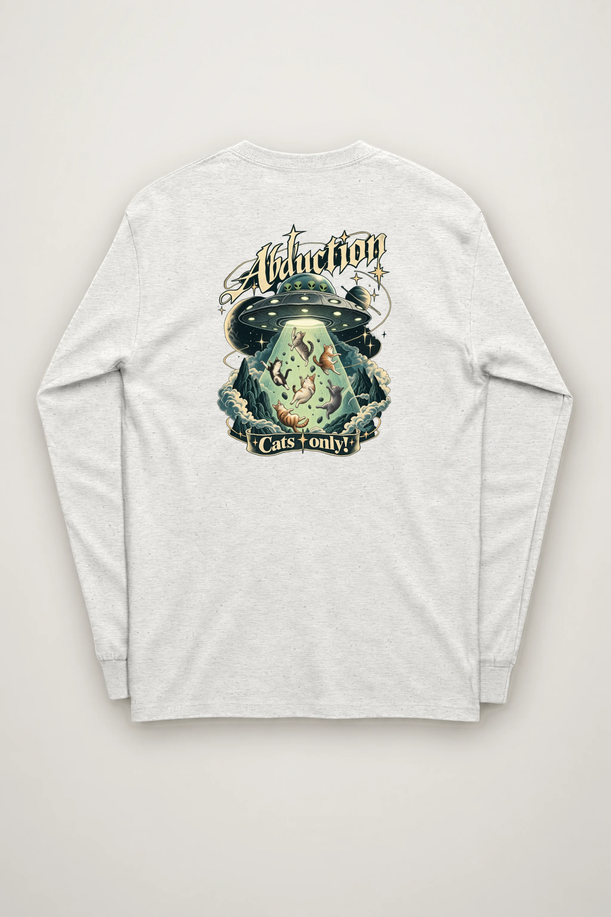 "Abduction Cats Only" Unisex Longsleeve T-shirt