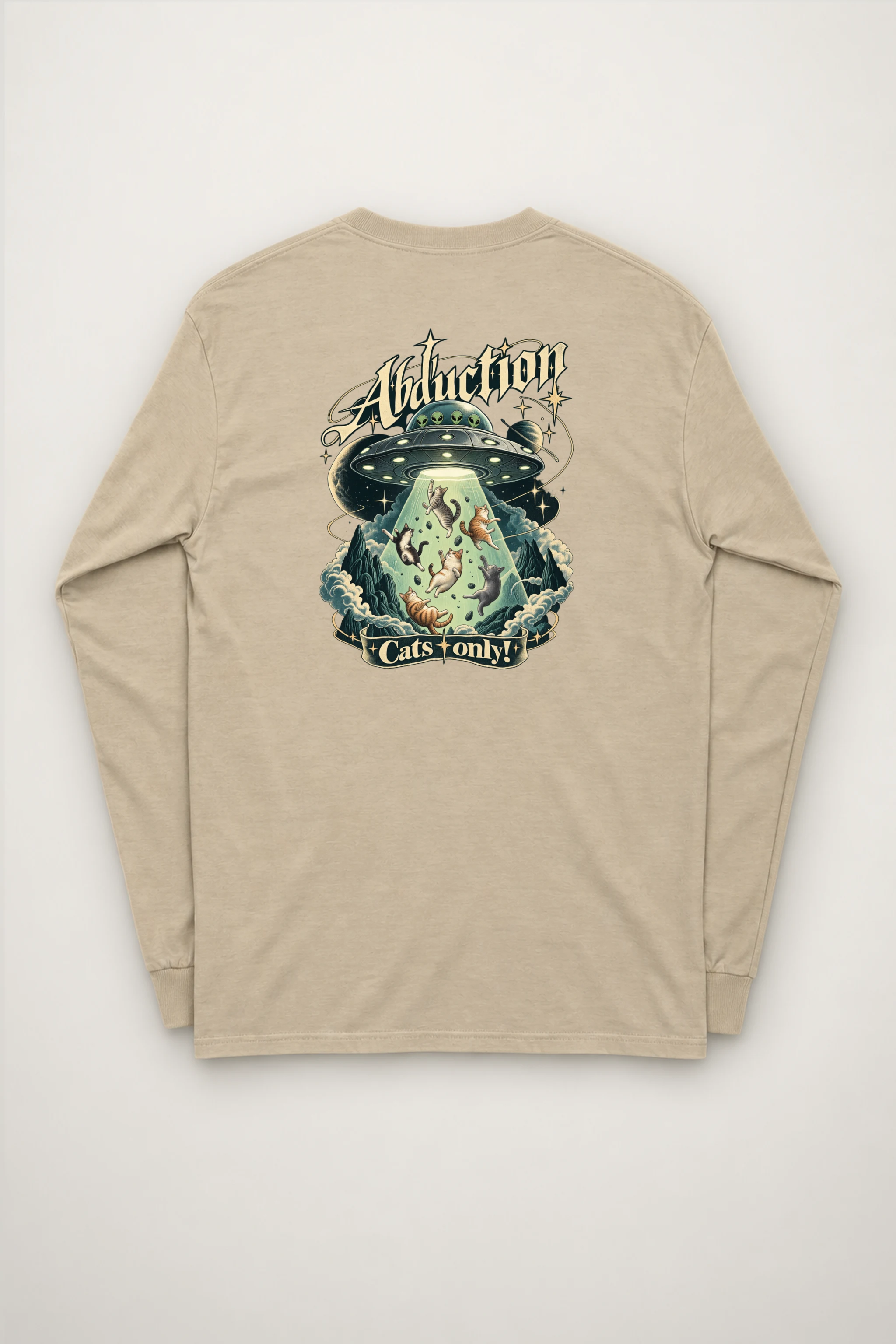 "Abduction Cats Only" Unisex Longsleeve T-shirt