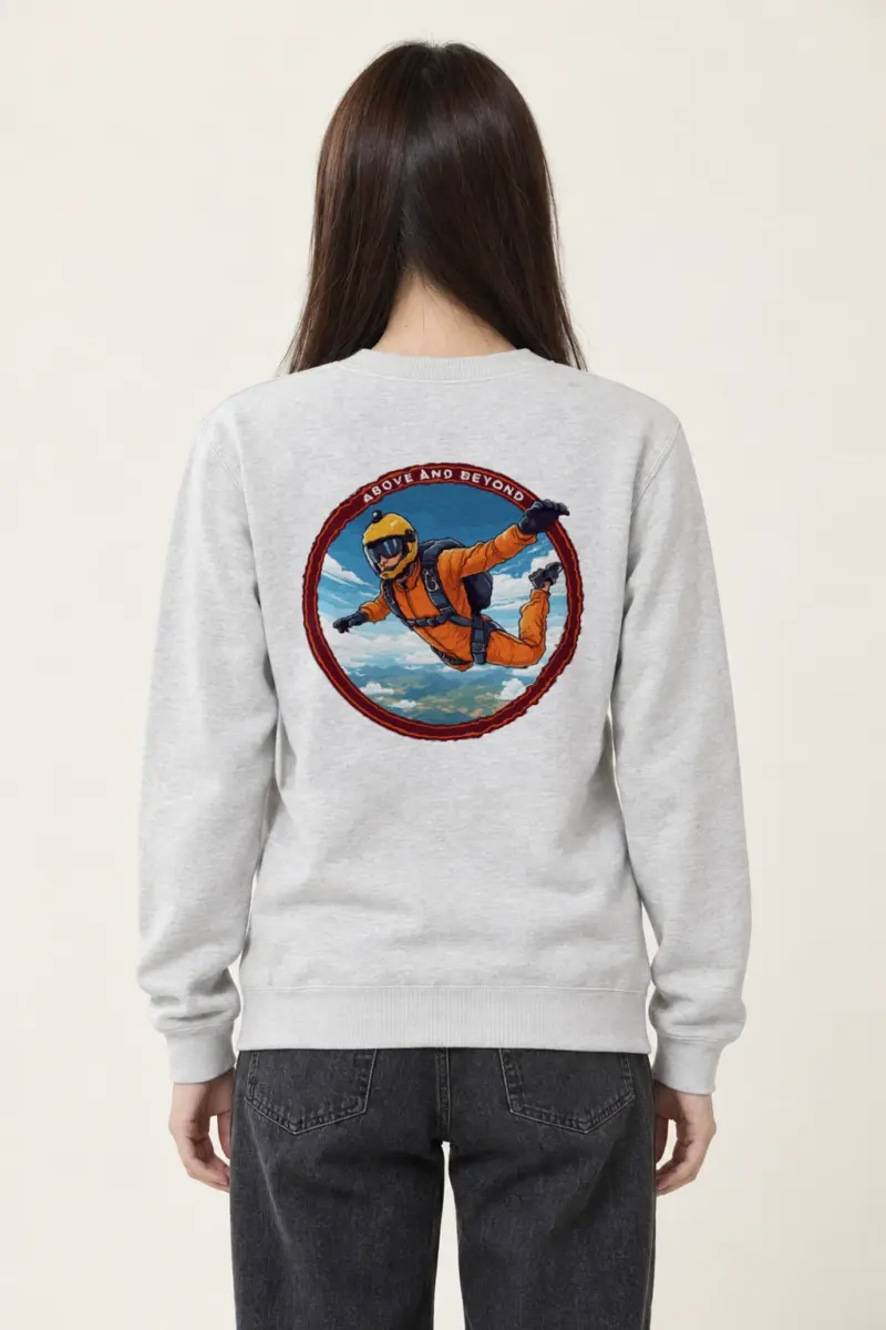"Above And Beyond" Heavy Blend Unisex Crewneck Sweatshirt
