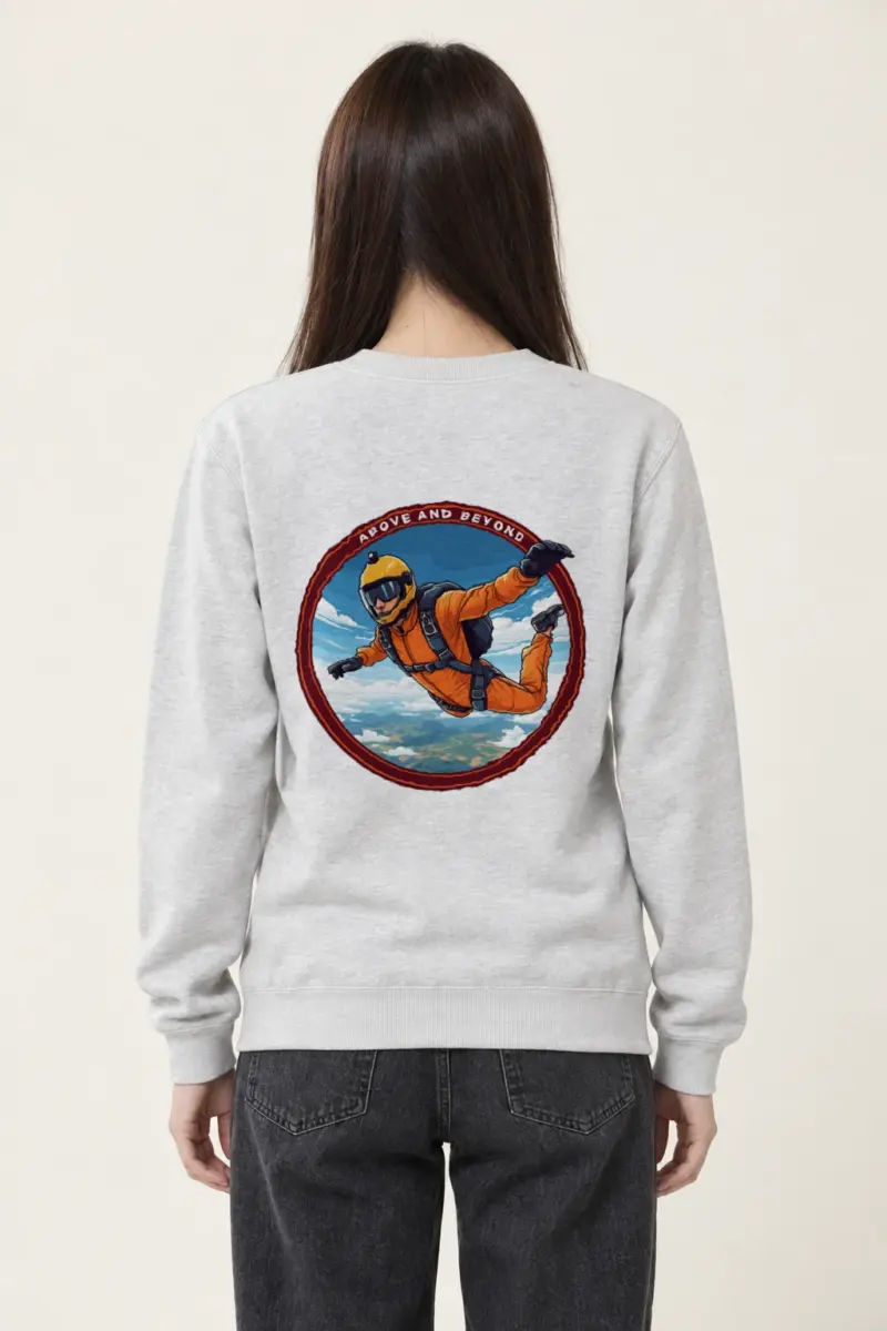 "Above And Beyond" Heavy Blend Unisex Crewneck Sweatshirt