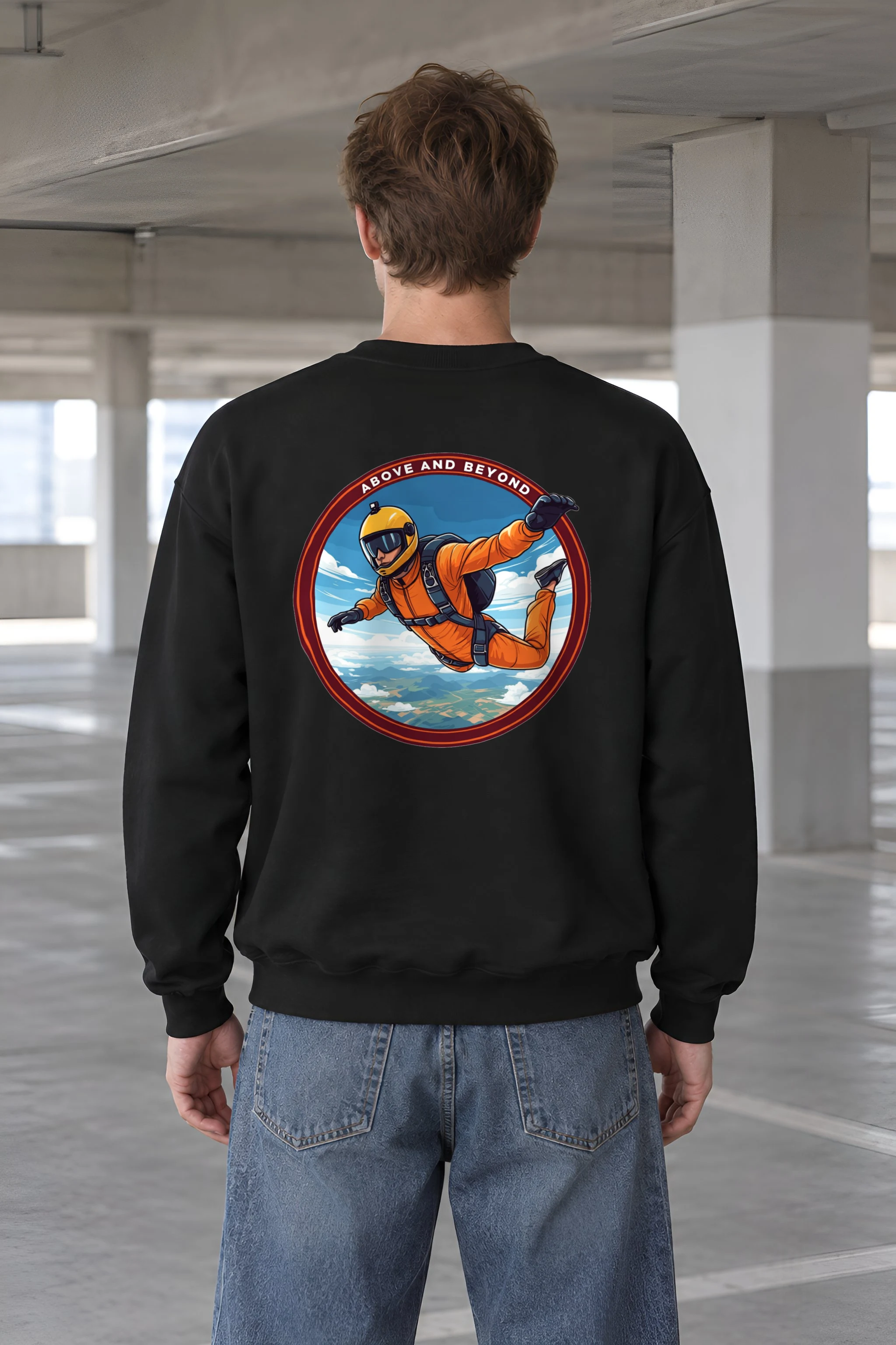 "Above And Beyond" 1 Crewneck Sweatshirt