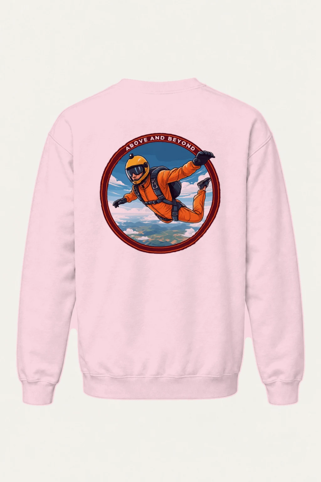 "Above And Beyond" Heavy Blend Unisex Crewneck Sweatshirt | Gildan 18000